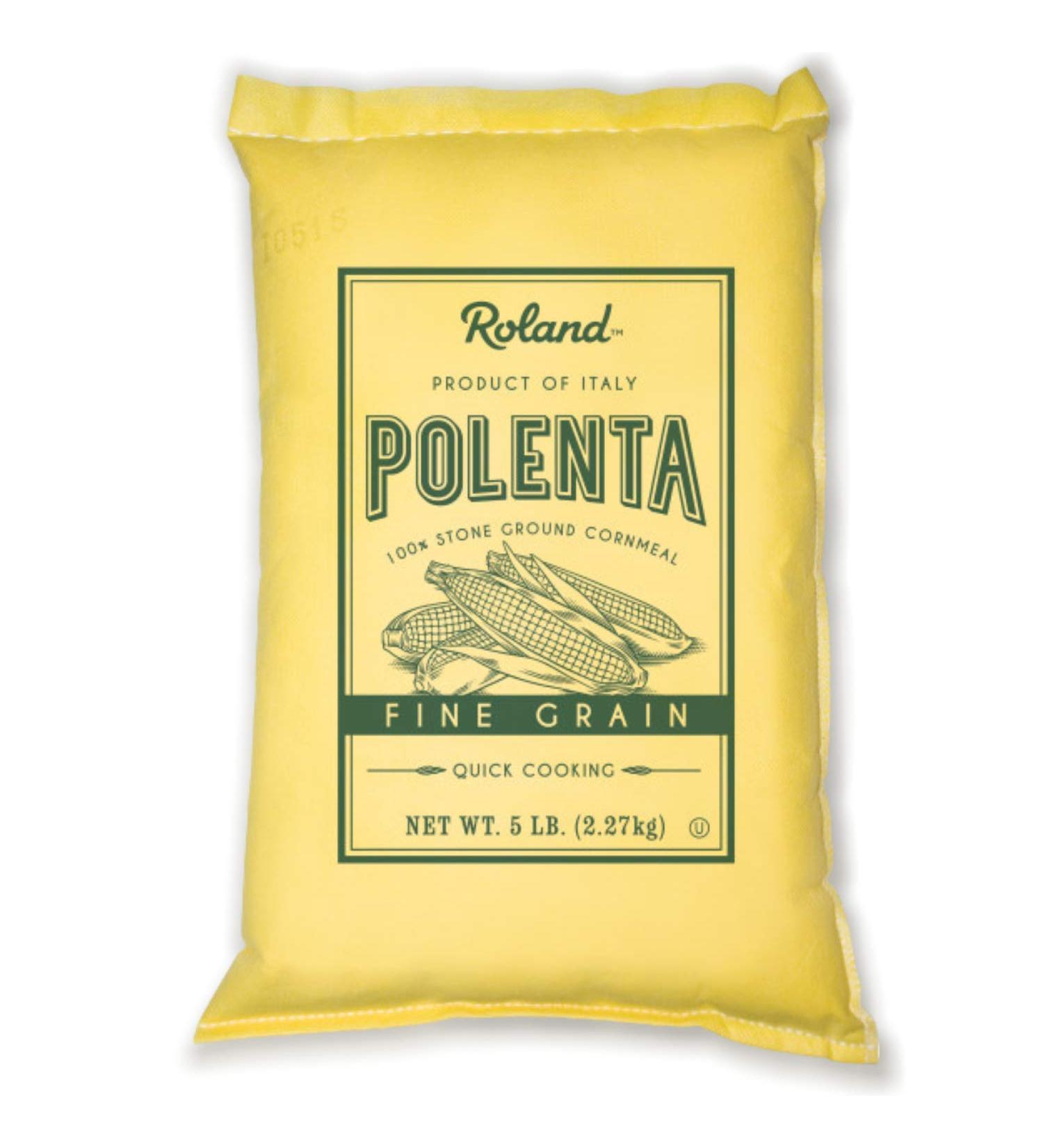 Roland Fine Grain Yellow Polenta from Italy - 5 Lb Bag | Authentic Italian Polenta - Buy Online on GoSupps.com
