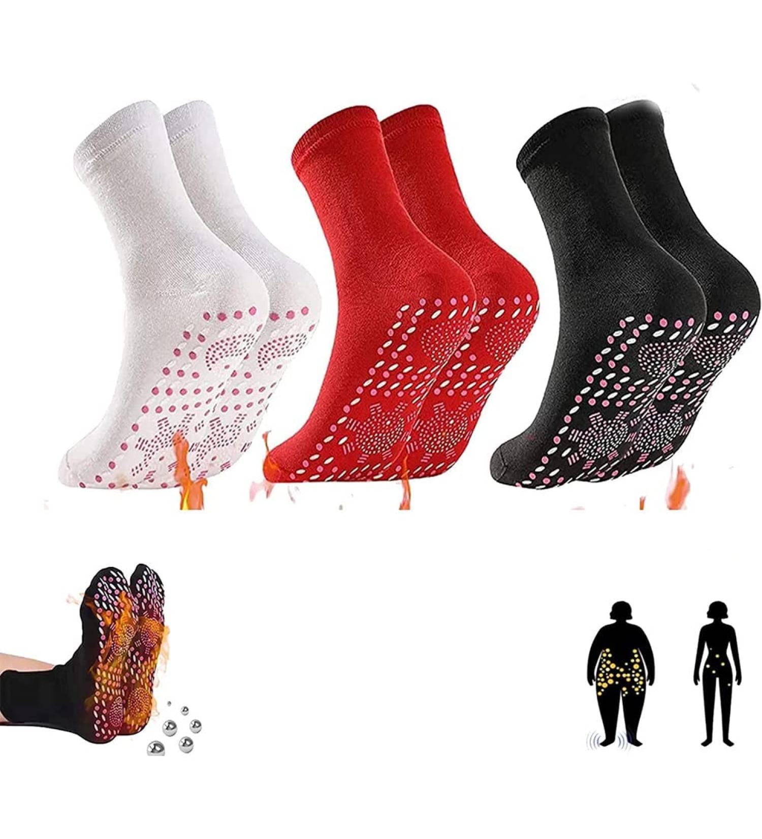 Buy Afiz Tourmaline Slimming Health Socks - 3 Couples 3 Colors | International Shipping - Buy Online on GoSupps.com