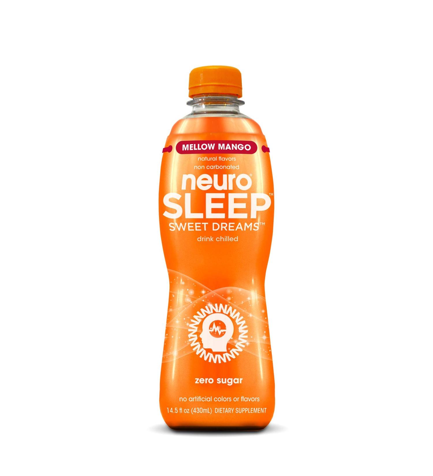 neuroSLEEP Mellow Mango Functional Beverage | 12 Pack (14.5oz each) | Restful Sleep Drink - Buy Online on GoSupps.com