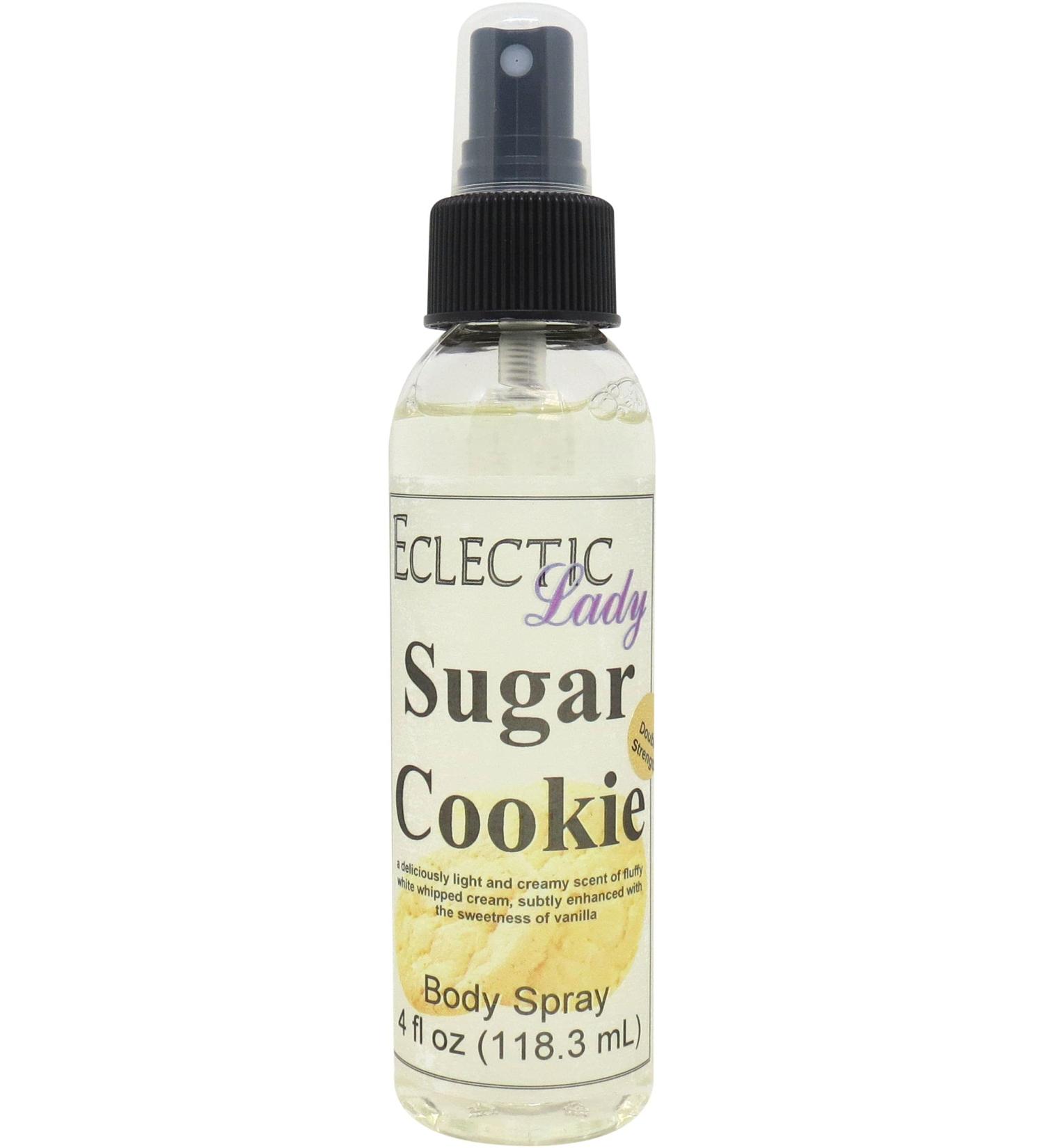 Sugar Cookie Body Spray (Double Strength) 4 ounces Body Mist for Women with Clean Light & Gentle Fragrance Long Lasting Perfume with Comforting Scent for Men & Women Cologne with Soft Subtle 4 Fluid Ounces (Double Strength) - Buy Online on GoSupps.com