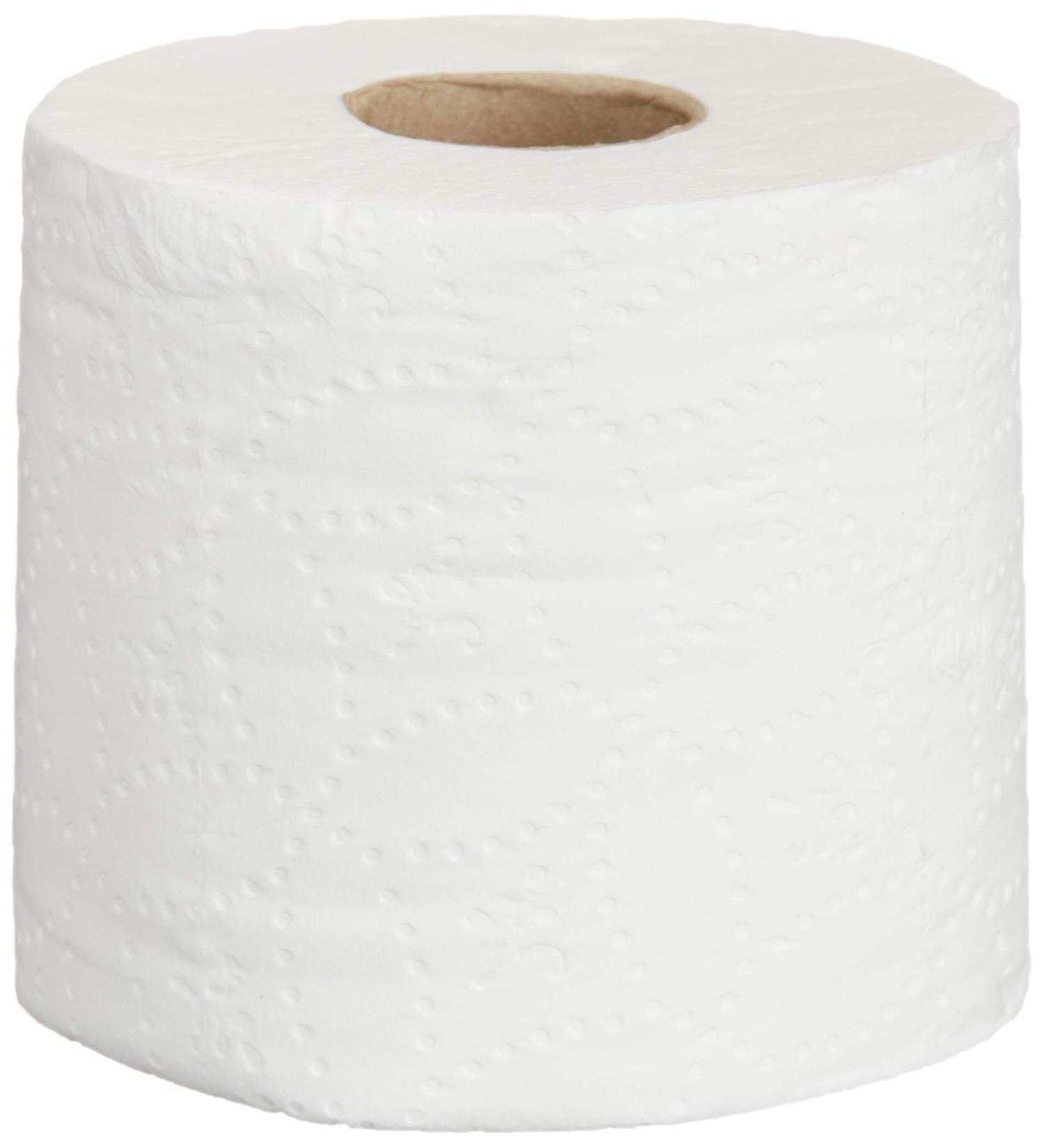 AmazonCommercial 2-Ply White Ultra Plus Individually Wrapped Toilet Paper|Septic Safe|Compatible with Standard Dispensers|400 Sheets per Roll (24 Rolls)(4.1" x 3.6" Sheet) - Buy Online on GoSupps.com