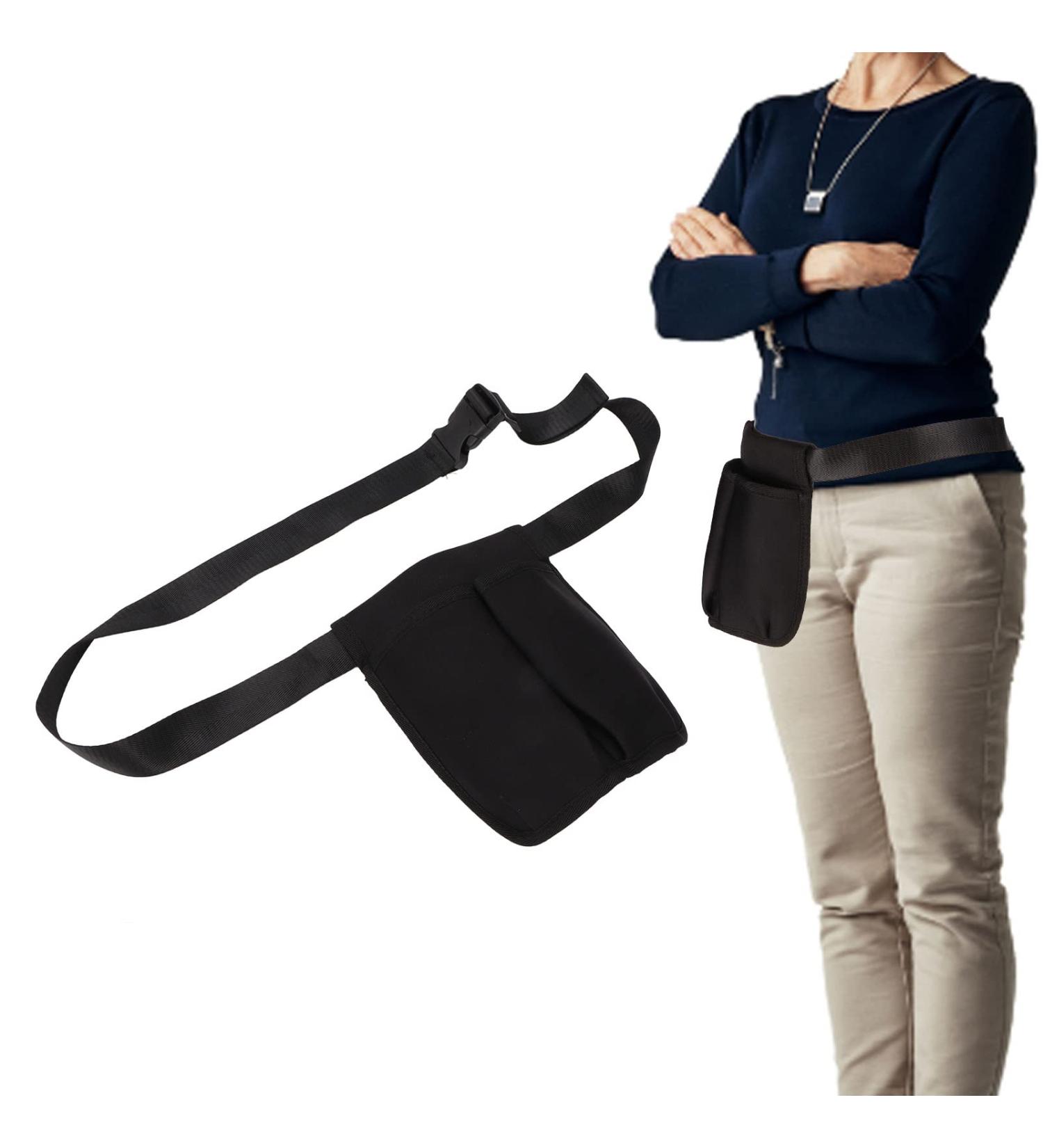 Adjustable Massage Bottle Holster - Double Waist Pocket for Oil & Lotion - Prevents Spills - Oxford Cloth - Buy Online on GoSupps.com