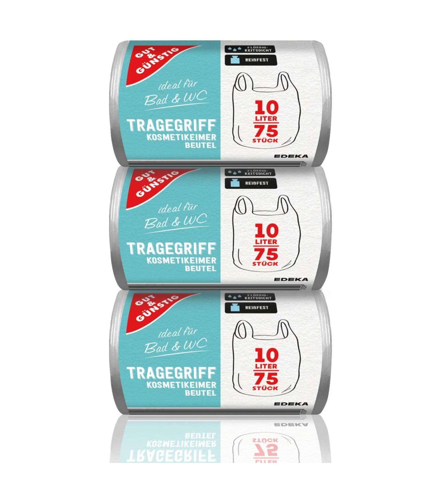 Affordable Tearproof 10L Cosmetic Bucket Bag - 3 Pack (75 Pieces) - Liquid-Tight & Durable - Buy Online on GoSupps.com