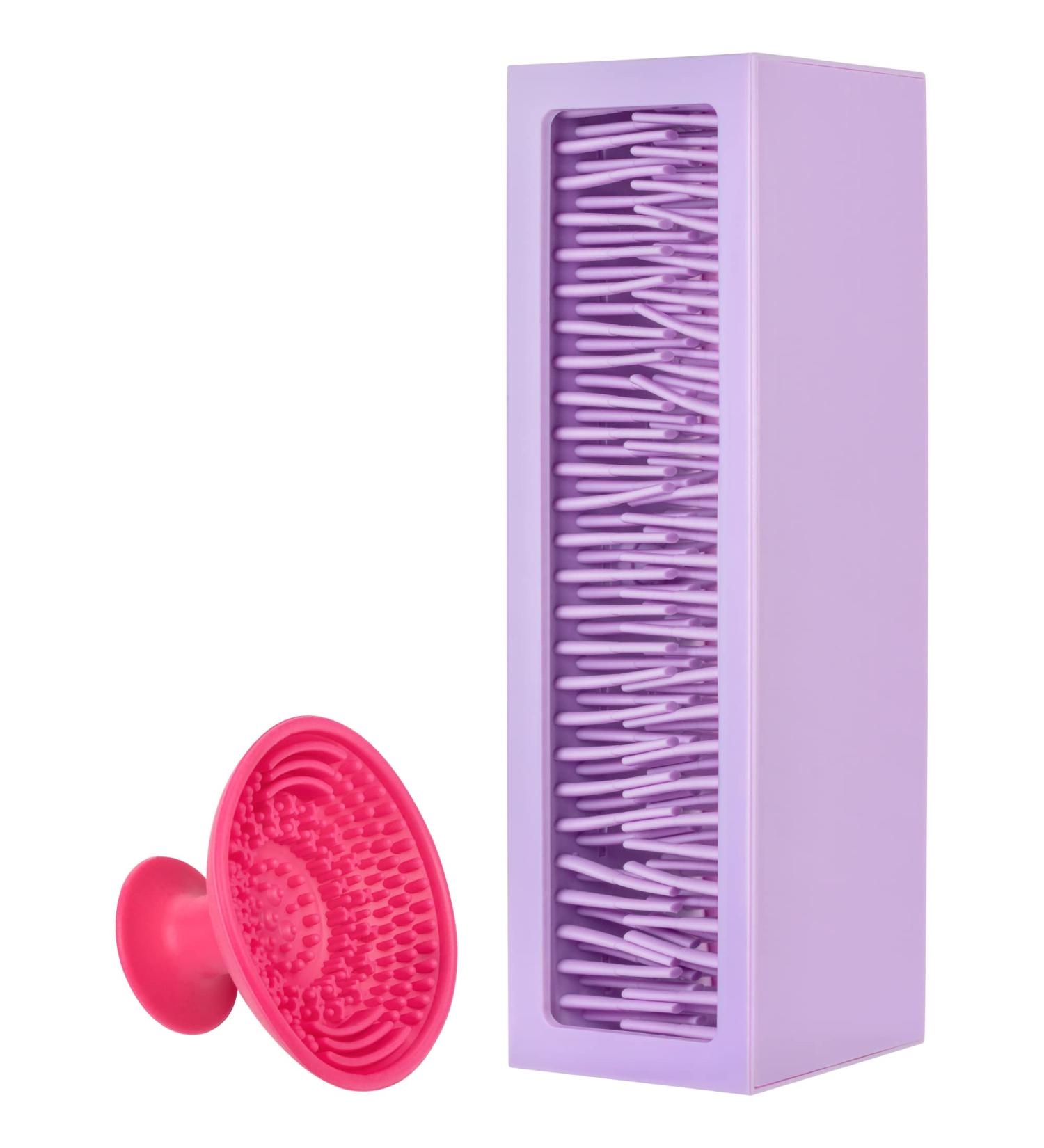 essence BRUSH CLEANSING SET brush cleaner No. 01 multicolored vegan nanoparticle free 1 pack (2pcs)