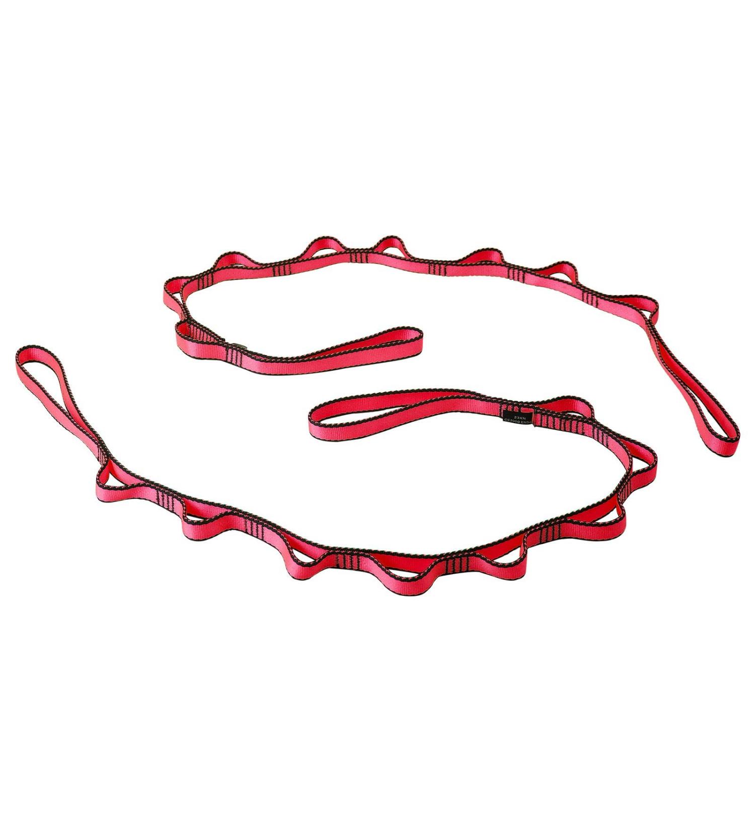 Buy Dasking Daisy Chains - 23KN Strong Yoga Hammock Extension Belt | Adjustable Nylon Exercise Strap for Climbing Aerial Yoga Pilates & Fitness (2 Pieces 110cm Red) - Buy Online on GoSupps.com
