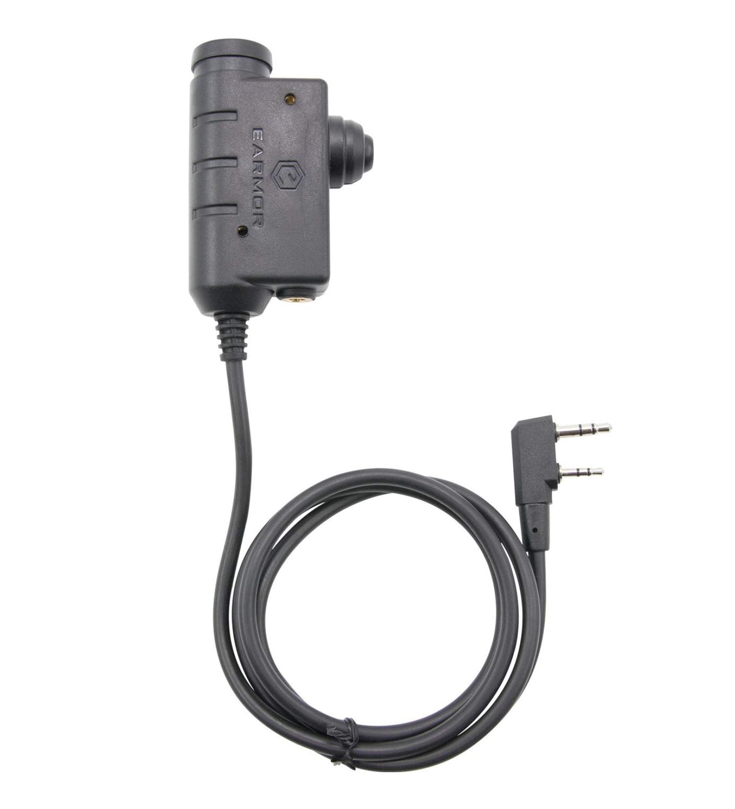 OPSMEN Tactical Earmor Kenwood Baofeng Version PTT Military Standard 7.0 Plug - Radio Adapter - Buy Online on GoSupps.com