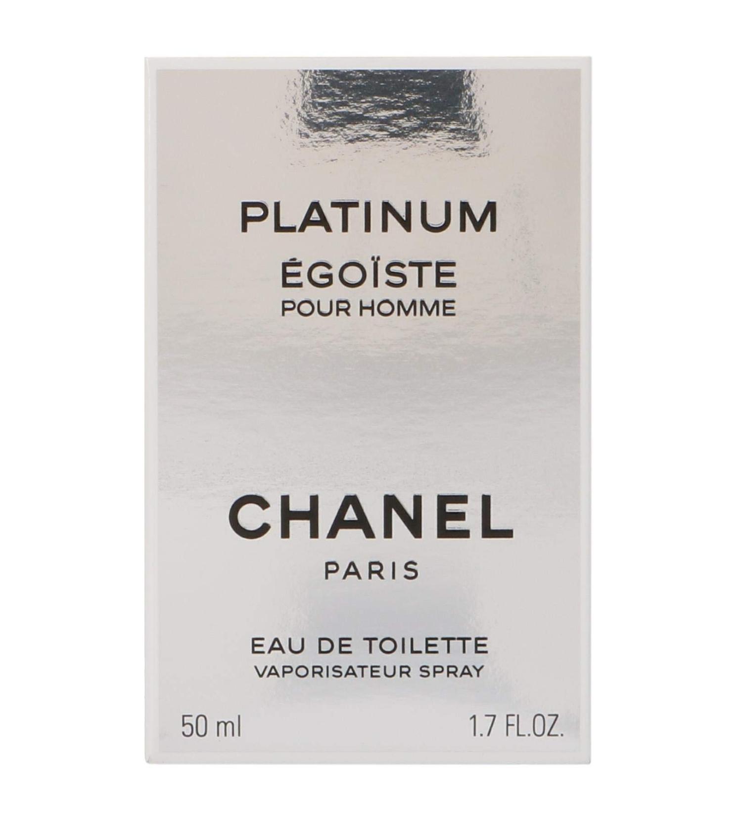 Egoiste Platinum by Chanel for Men Eau De Toilette Spray 1.7 Ounce 1.7 Fl Oz (Pack of 1) - Buy Online on GoSupps.com