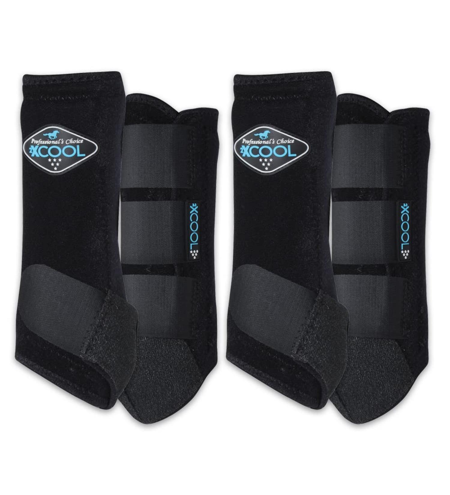 Professional's Choice 2XCOOL Sport Medical Boots - 4-Pack (L Black) | Enhanced Comfort & Support | International Shipping Available - Buy Online on GoSupps.com