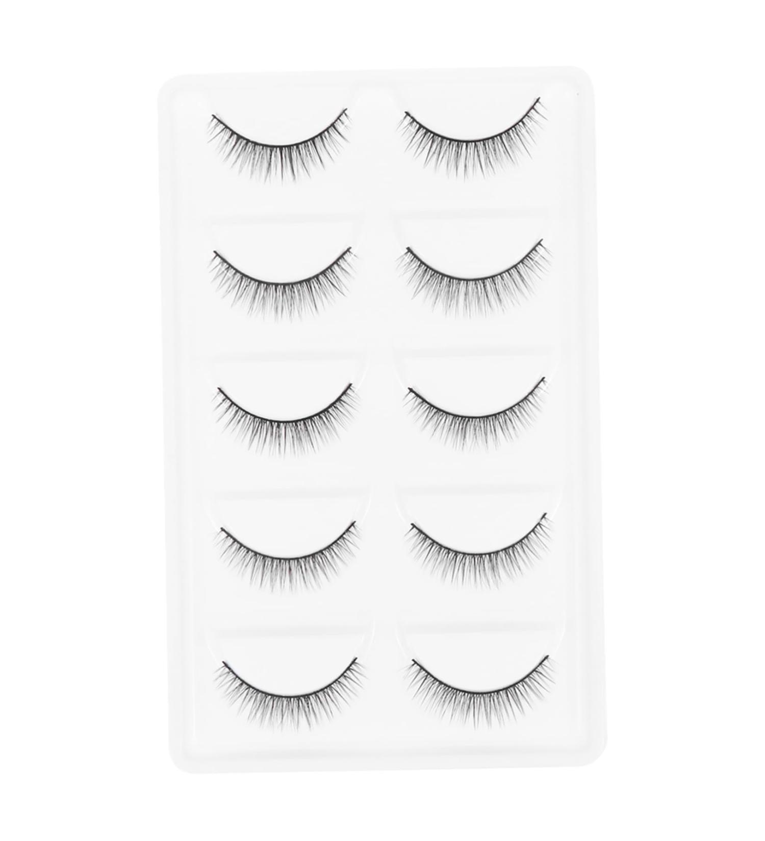 minkissy 3 Pairs Short Eyelash False Lashes False Eye Lashes Layered Fake Lashes Fluffy Volume Lashes Women Makeup Lash Makeup Caboodle Eyelashes Fiber Eyelashes Artificial 6d Extend - Buy Online on GoSupps.com