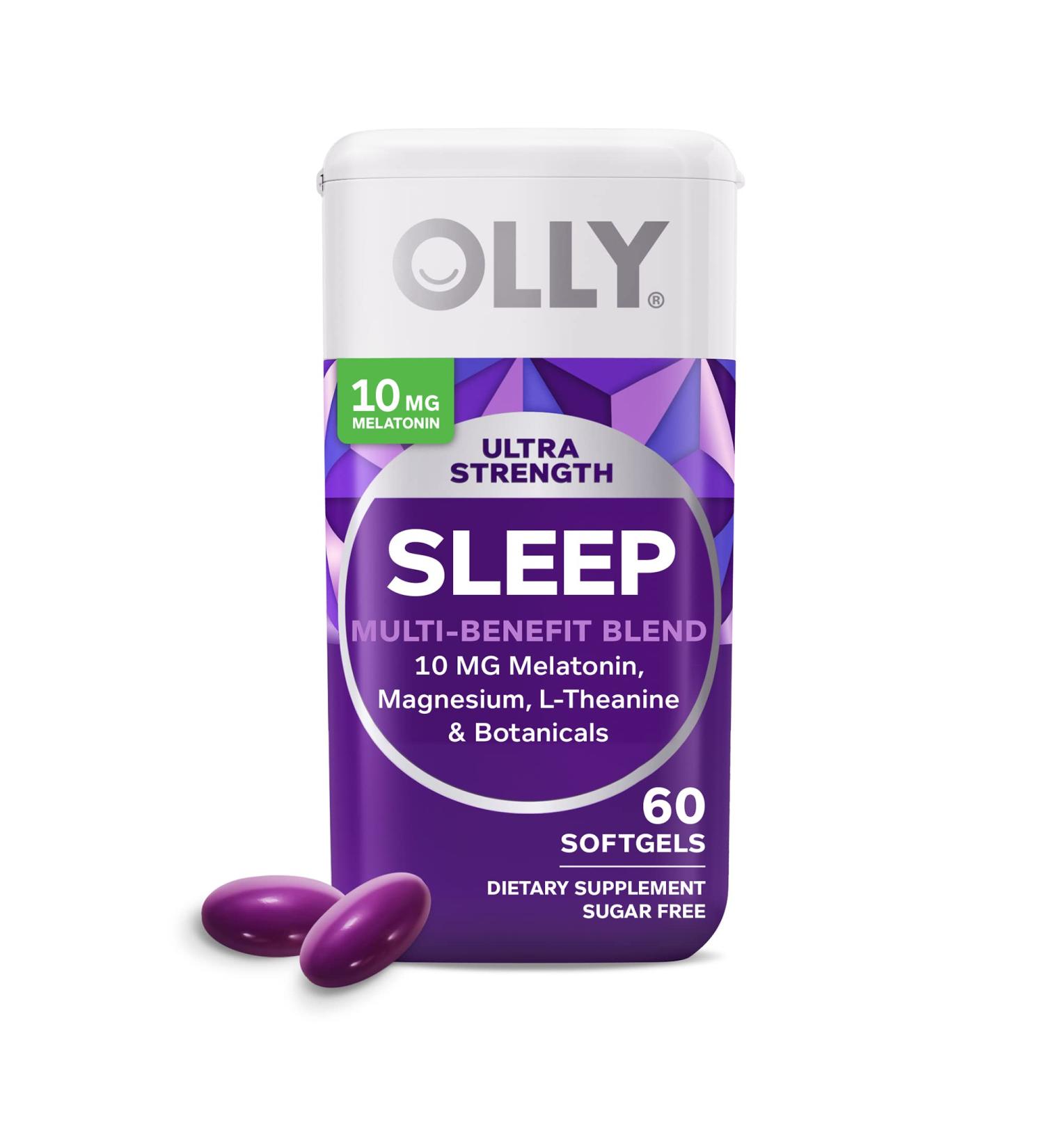 Buy OLLY Ultra Sleep 10mg Melatonin - 60 Softgels | Best Sleep Aid - Buy Online on GoSupps.com