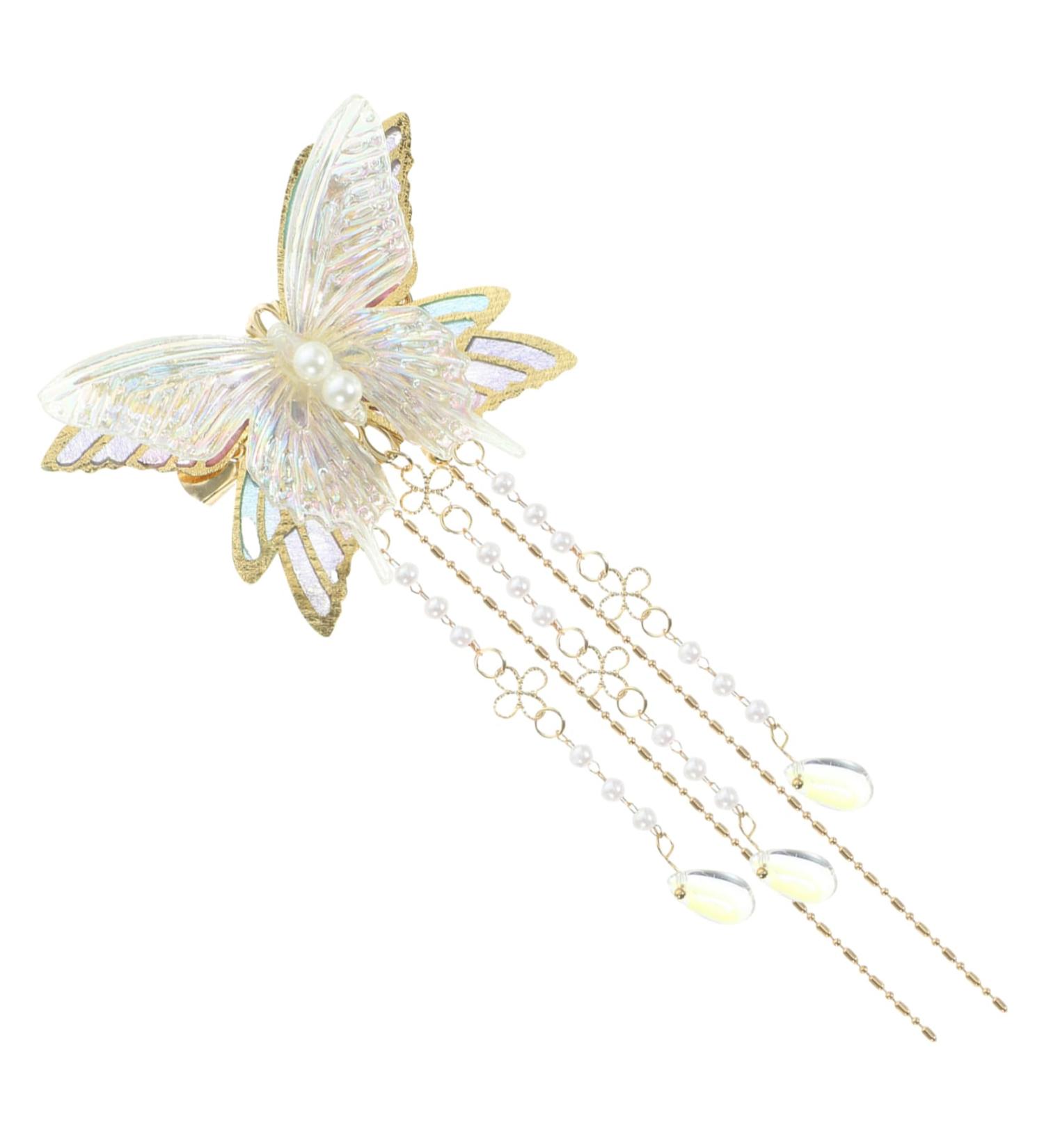 minkissy Wedding Hair Accessories Hair Clips Barrettes for Women 90s Accessories for Women Hair Butterflies Fairy Hair Accessories Wedding Hair Clip Girl Hair up Plastic Butterfly Clip - Buy Online on GoSupps.com