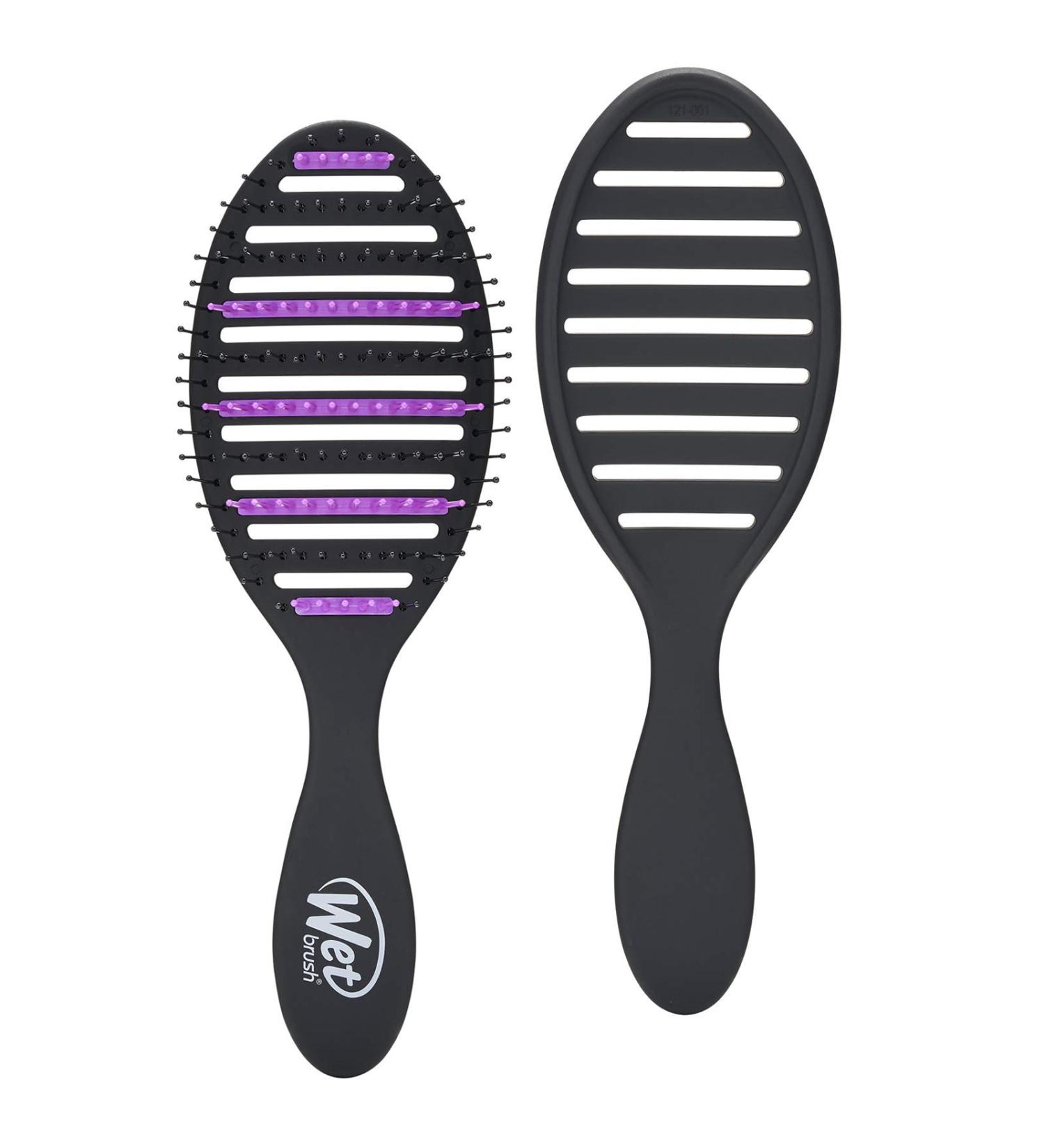 Wet Brush Refresh & Extend Speed Dry Hair Black Detangling with Charcoal Infused Bristles - Removes Dirt, Oils, and Impurities - For All Hair Types - Buy Online on GoSupps.com
