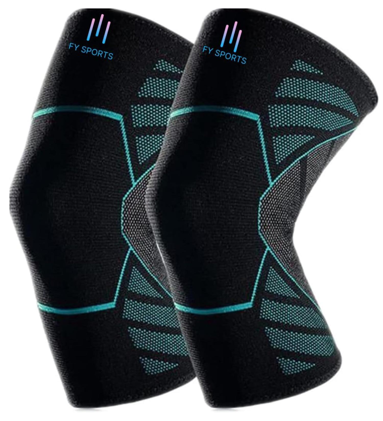 Compression Knee Brace for Men & Women - Pain Relief Sleeve for Meniscus Tear ACL Arthritis Sports - X-Large Blue - Buy Online on GoSupps.com