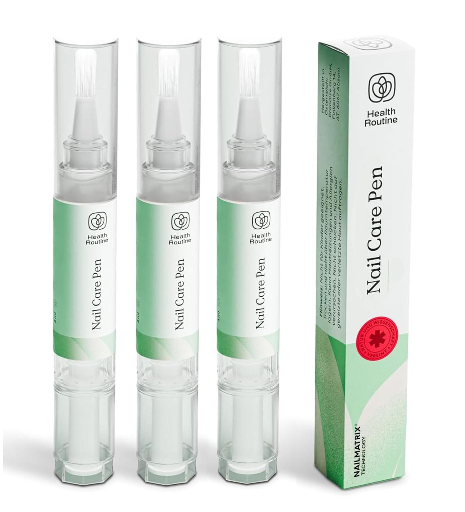 Brandize Health Routine Nail Care Pen 3piece set the original cosmetic care for fungal infections fast and effective for wellgroomed fingernails and toenails with tea tree oil vitamin E and 3 pack - Buy Online on GoSupps.com