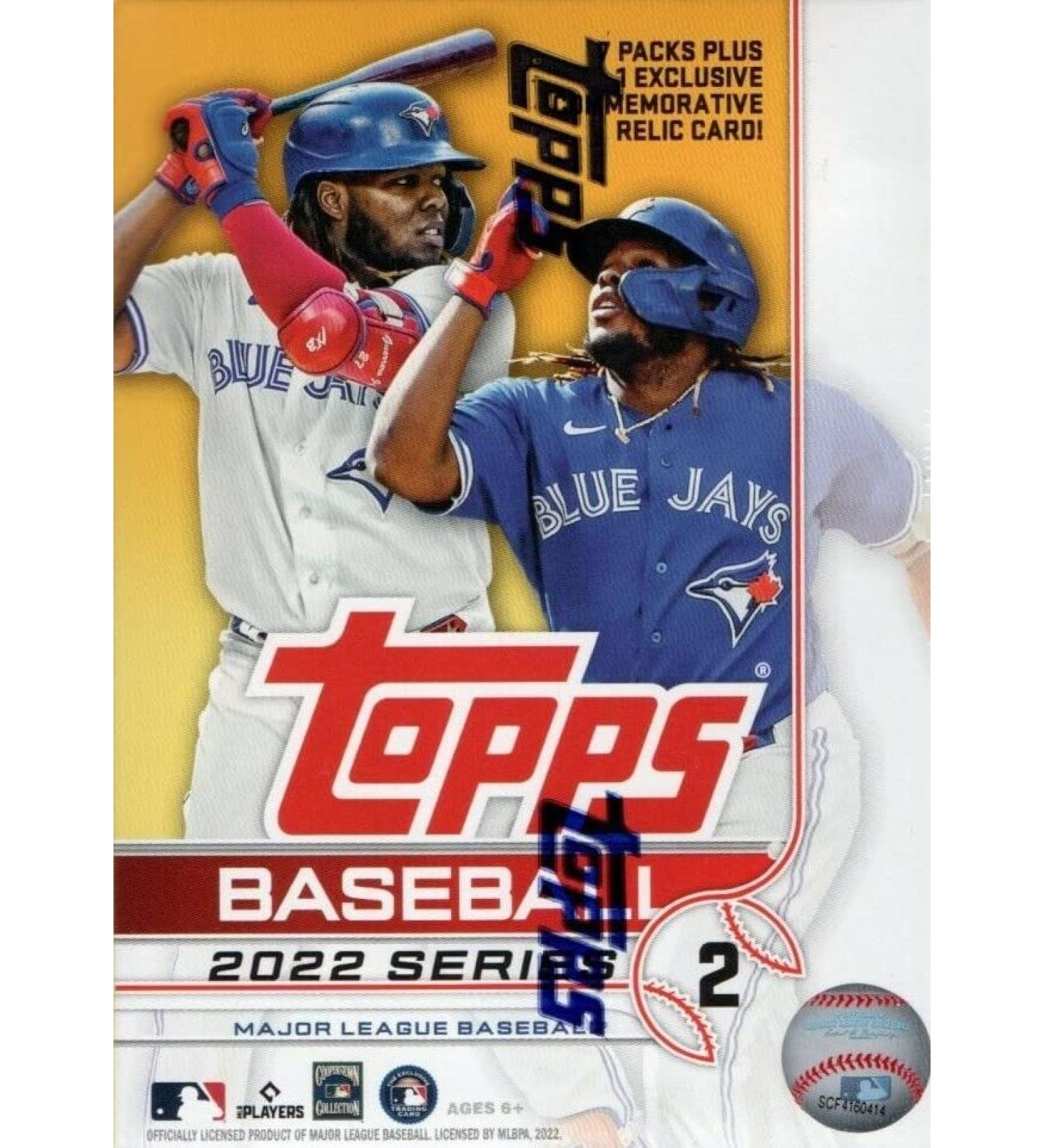 2022 Topps Series Two Factory Sealed Blaster Box - 99 Cards with Exclusive Commemorative Relic Card, Rookies Autographs, and Jersey Cards - Buy Online on GoSupps.com