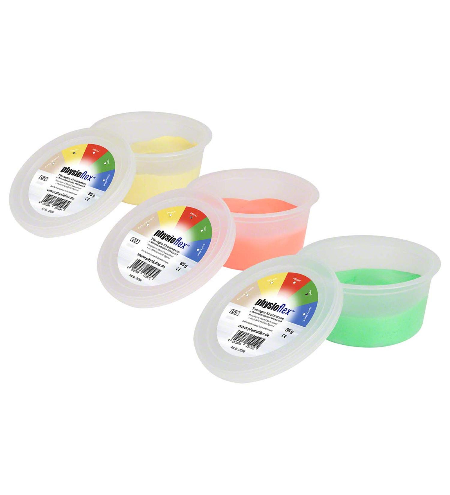 Buy Physioflex Therapy Modeling Clay Set 85g | Soft Medium Strong - Ideal for Therapy & Rehabilitation - Buy Online on GoSupps.com