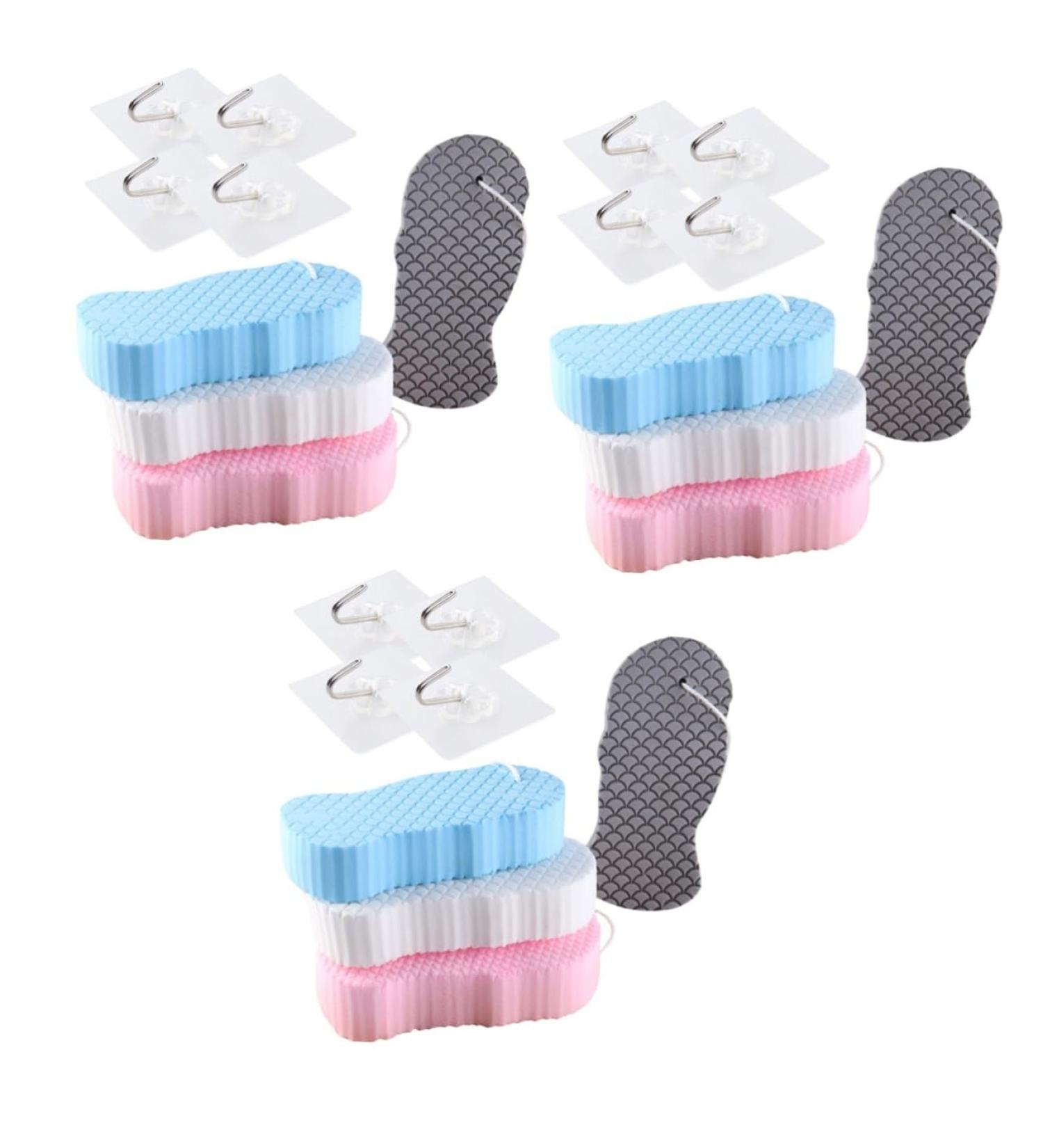 Didiseaon 3 Sets Children's Bath Sponge Body Cleaning Sponge Kids Tools Sponge for Bath Dead Skin Remover for Body Household Body Scrubber Bath Accessories Infant Products Portable PVA 3D - Buy Online on GoSupps.com