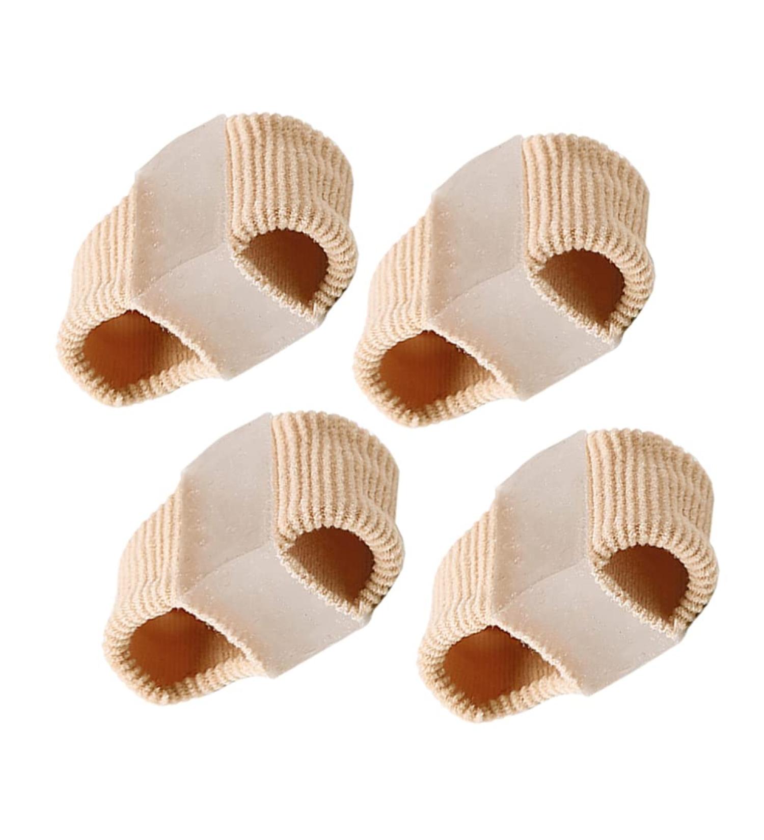 Cohaeli Bunion Corrector 4Pcs Set - Orthopedic Toe Separators & Splint for Hallux Valgus - Foot Care Supplies - Size L 6x3.2cm - Buy Online on GoSupps.com