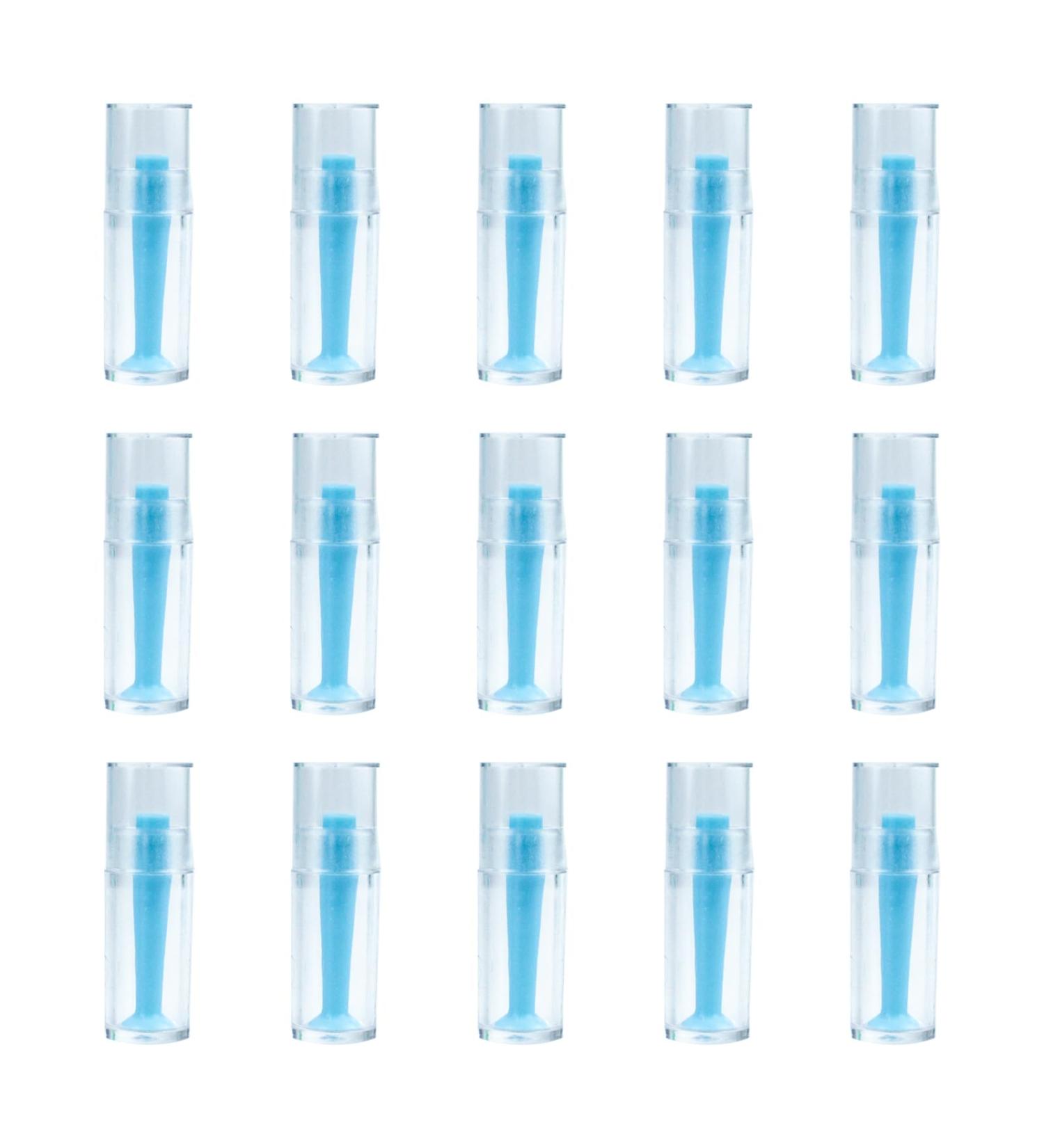 Natura Contact Lens Remover Tool - 15-Piece Blue Kit for RGP Scleral & Hard Lenses - Easy Suction Cup & Piston Insertion - Buy Online on GoSupps.com