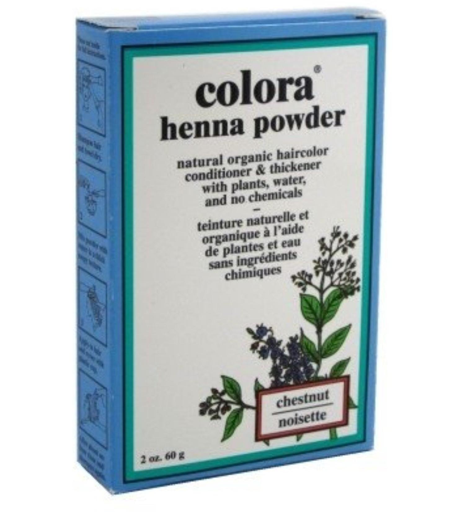 Colora Henna Powder Hair Color Chestnut 2oz