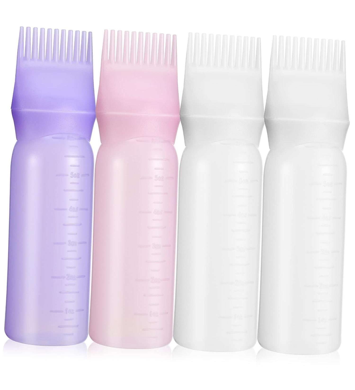 Gatuida 4pi ces Flacons Applicateurs Avec Peigne Pour Teinture Et Soins Capillaires R utilisables Et Faciles Presser Pour Coloration D coloration Et Soin Des Cheveux Utilisation Domici - Buy Online on GoSupps.com