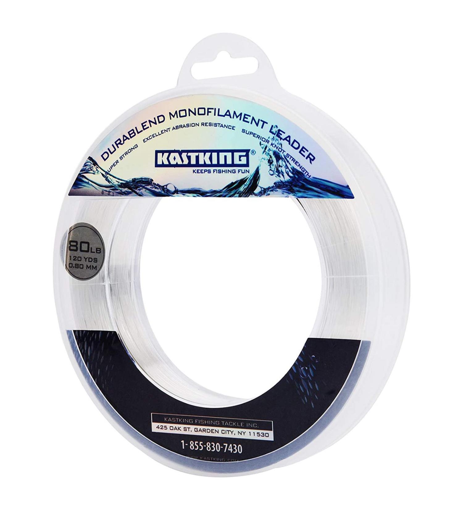 KastKing DuraBlend 40LB Monofilament Leader Line 120Yds Clear - Saltwater Fishing Leader - Buy Online on GoSupps.com