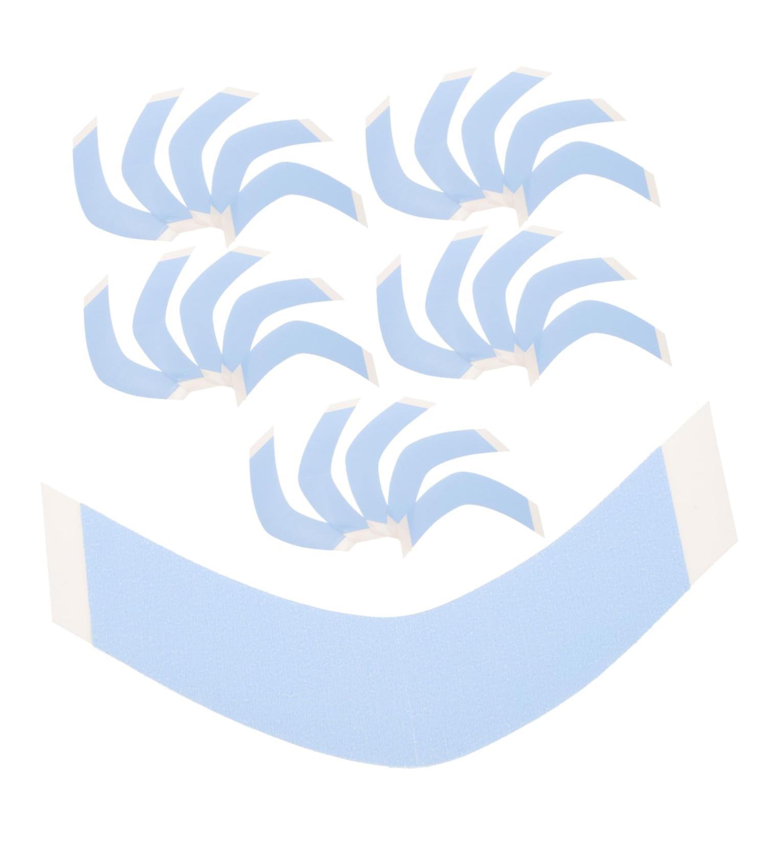 FRCOLOR 36 Sheets Hair Extension Film Wig Hair Sticker Lace Tape Hair Extension Holder Extension Tape for Hair Women Hair Tape Hair System Tape Women's Double Sided Pu Reissue Block 9.00X6.00X0.05CM Sky-blue - Buy Online on GoSupps.com