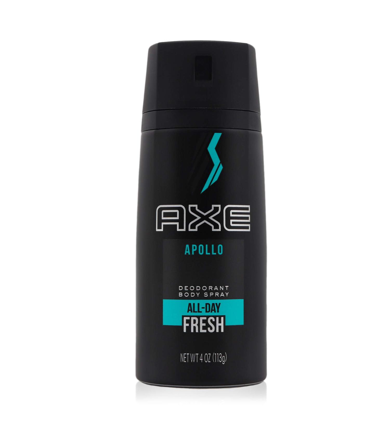 AXE Body Spray for Men Apollo 4 oz (Pack of 4)