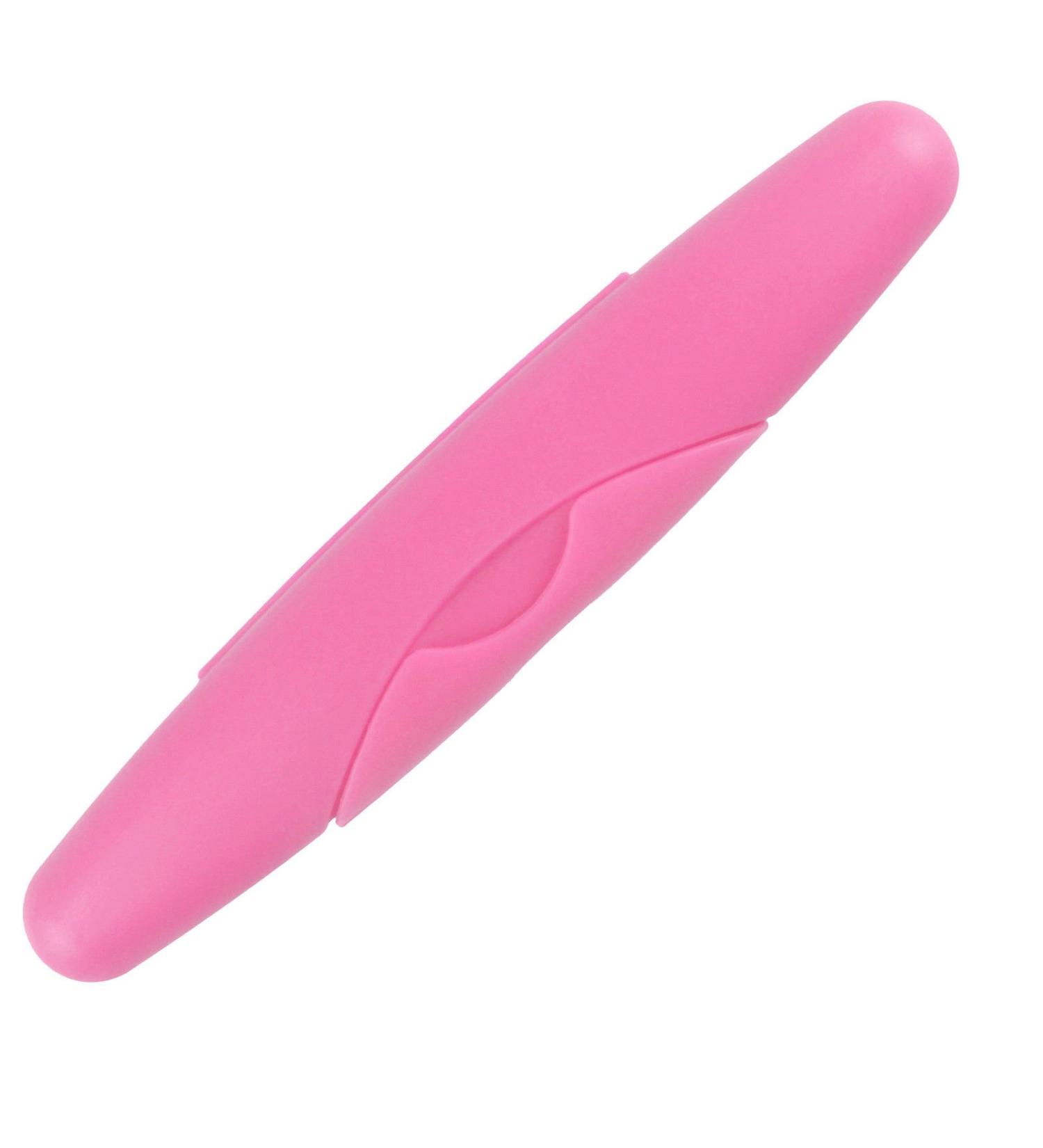SuperGlocked Portable Toothbrush & Toothpaste Storage Box - Dustproof Protection Case for Camping (Pink) - Buy Online on GoSupps.com
