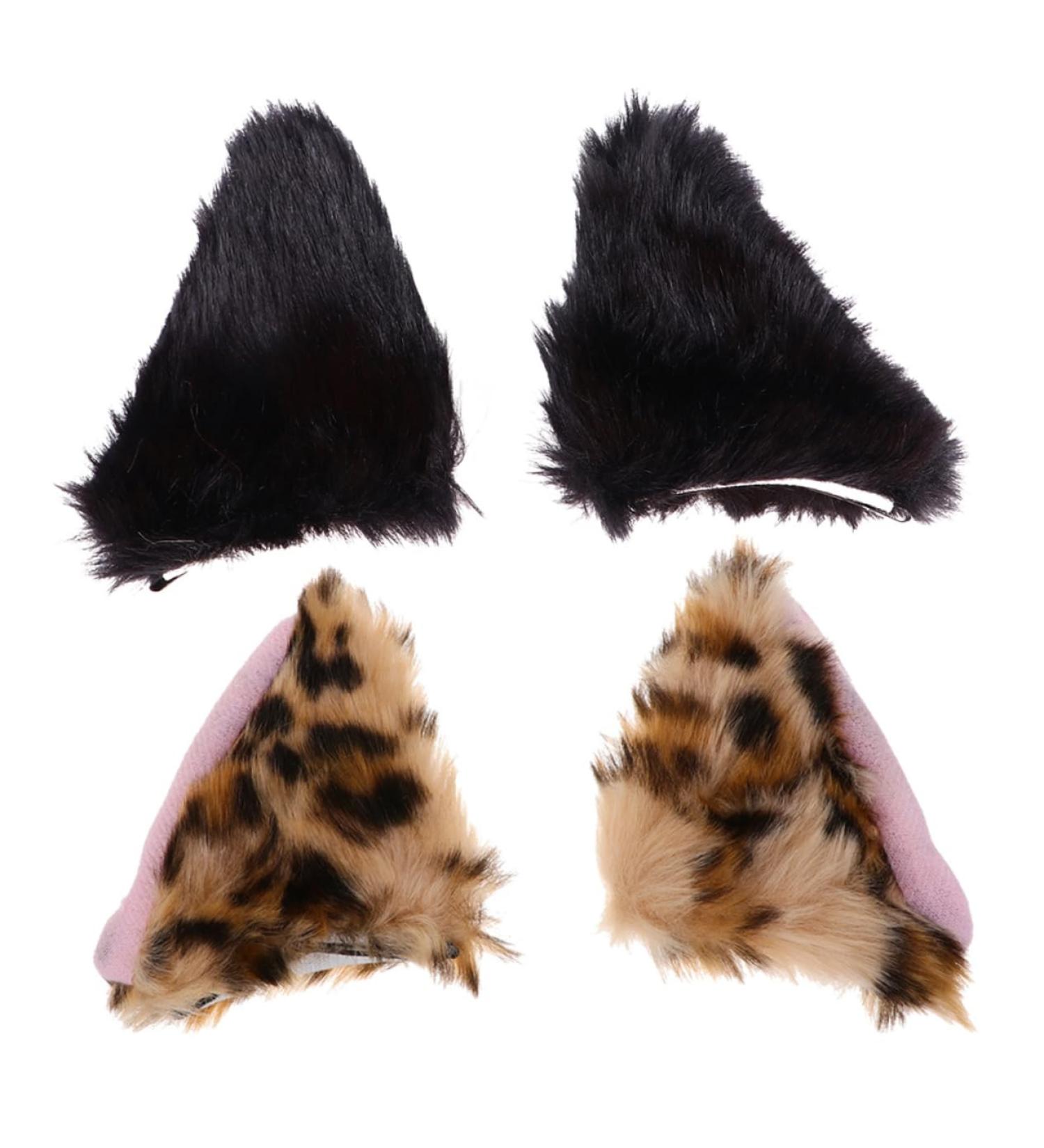 Beavorty 2 Pairs fox ear hair clip animals hairpin hair accessories cat ear barrettes clip on cat ears women hair clip kids hair clips alligator hair clips child Ear clip cosplay flannel - Buy Online on GoSupps.com