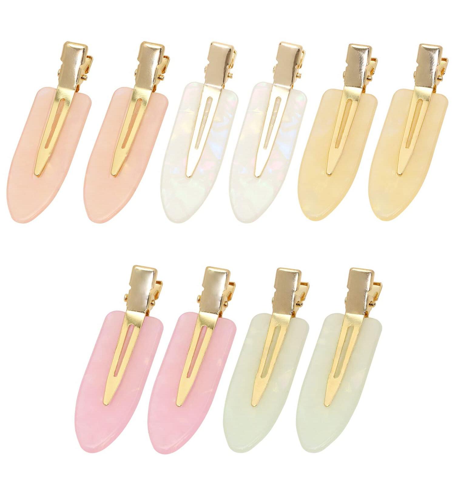 Mini Skater 10Pcs 2.4 No Crease Hair Clips | Gradient Color Duckbill Barrettes for Hair Styling | Makeup Application Accessories - Buy Online on GoSupps.com