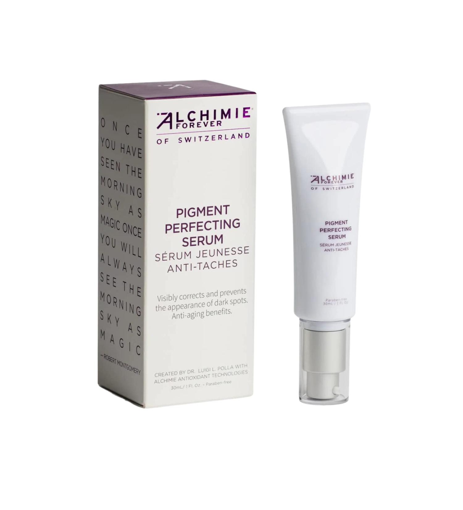 Alchimie Forever Pigment Perfecting Serum | Brightening & Nourishing Solution for Uneven Skin Tone & Age Spots | Vitamin C & Alpha-Arbutin | All Skin Types | 1 fl oz - Buy Online on GoSupps.com