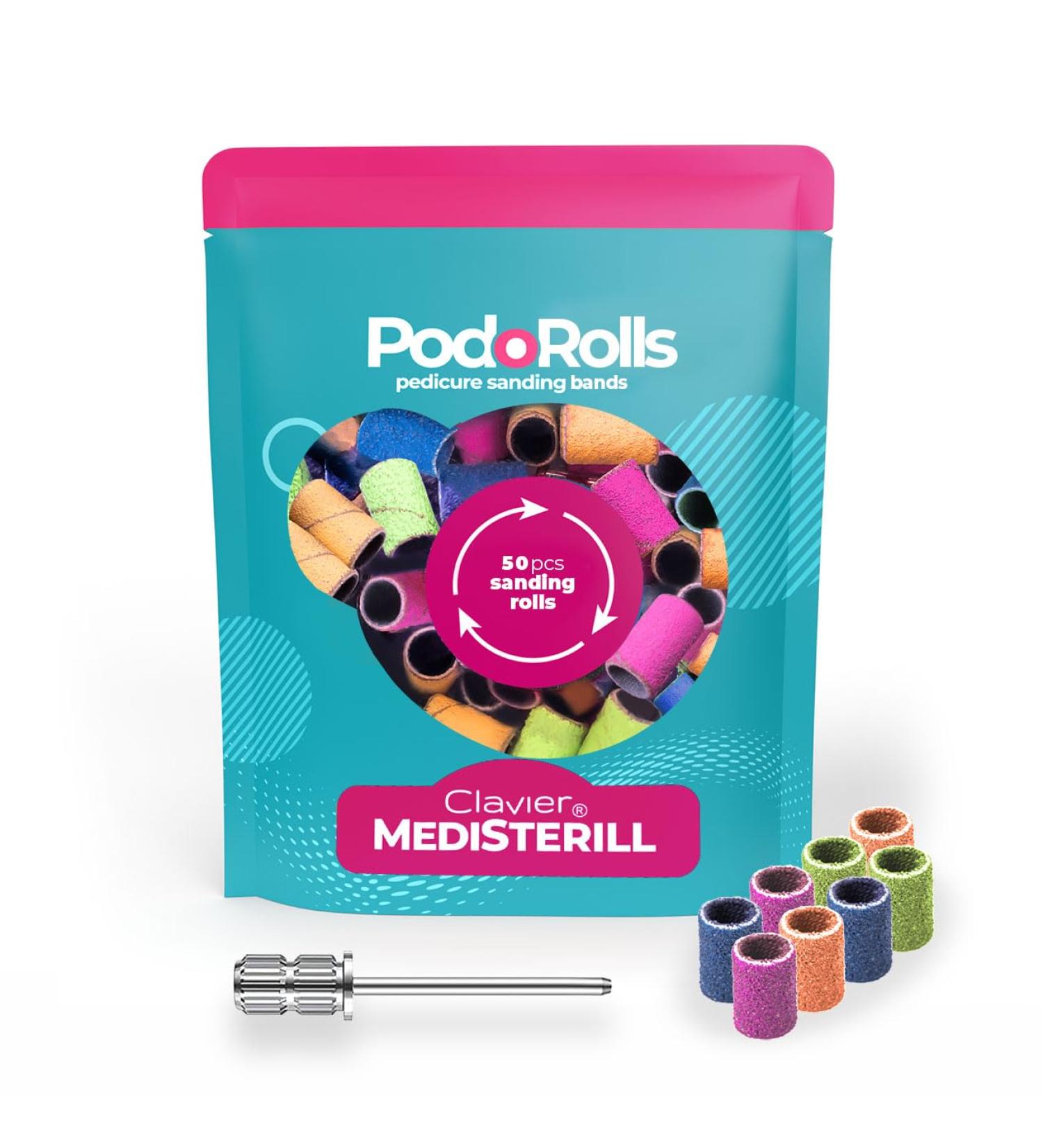 Sanding Sleeves Nail Cutter Sanding Sleeves Sanding Caps Nail Cutter Nail Cutter Attachments Sanding Sleeves for Manicure Pedicure Nail Care Nail Design Nail Art (PODOROLLS MIX) - Buy Online on GoSupps.com