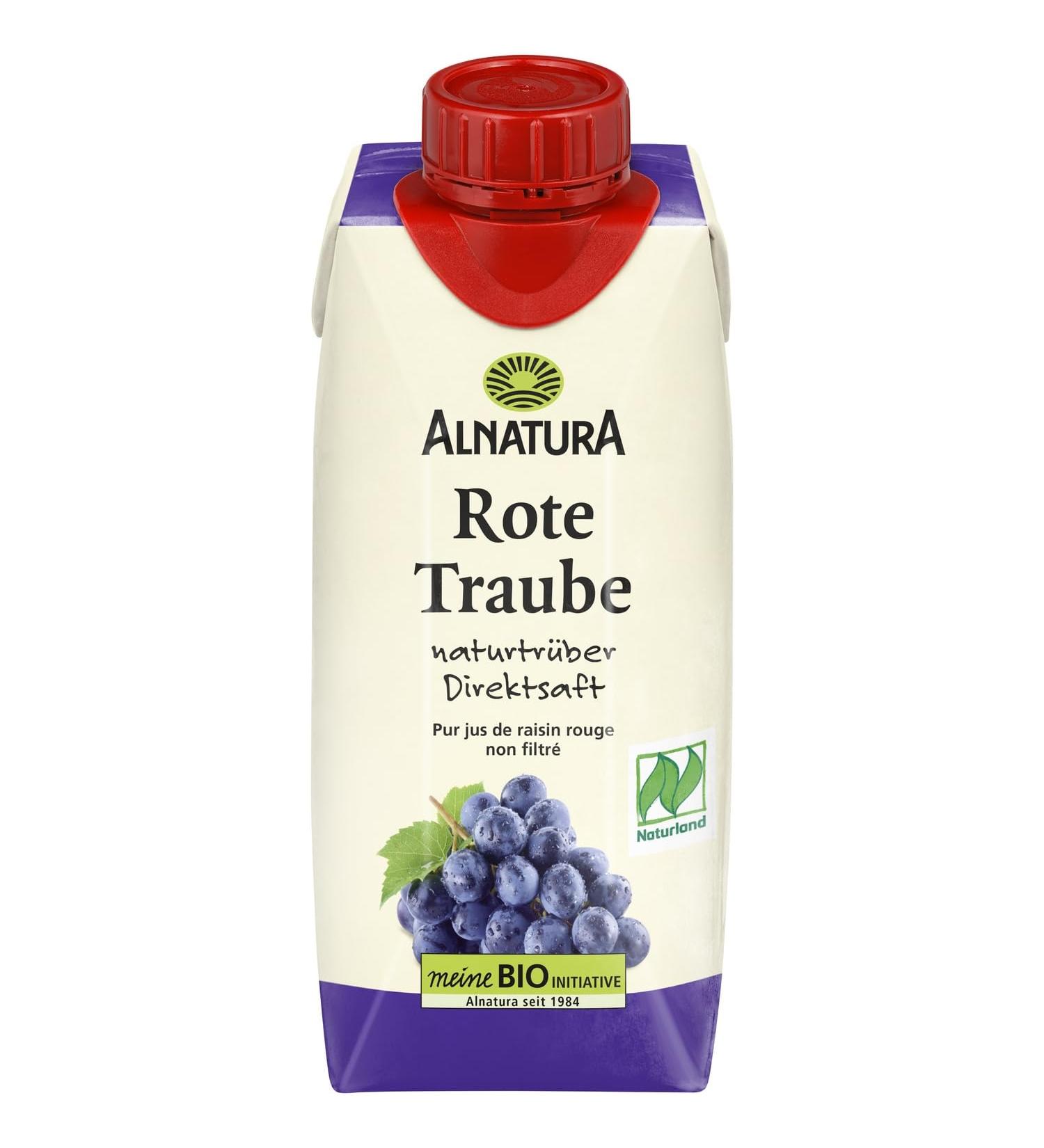 Jus de raisin ALNATURA - la brique de 330mL Lot De 4 - Par Lot
