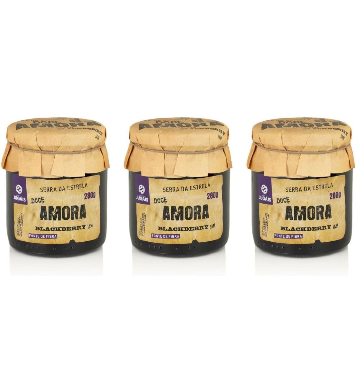  Quinta de Jugais More jam - set of 3 x 280 g jars more hand-picked ideal for desserts and breakfasts gluten and lactose free vegan product gastronomic product - Buy Online on GoSupps.com