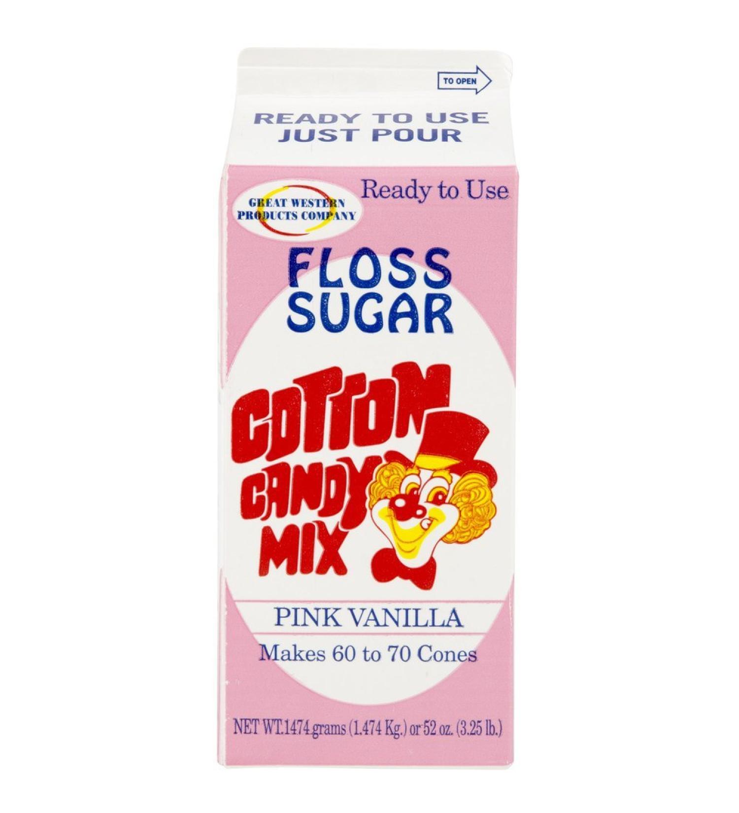 Perfectware Pink Vanilla Floss Sugar - 1 Carton | PS-Pink Floss - Buy Online on GoSupps.com