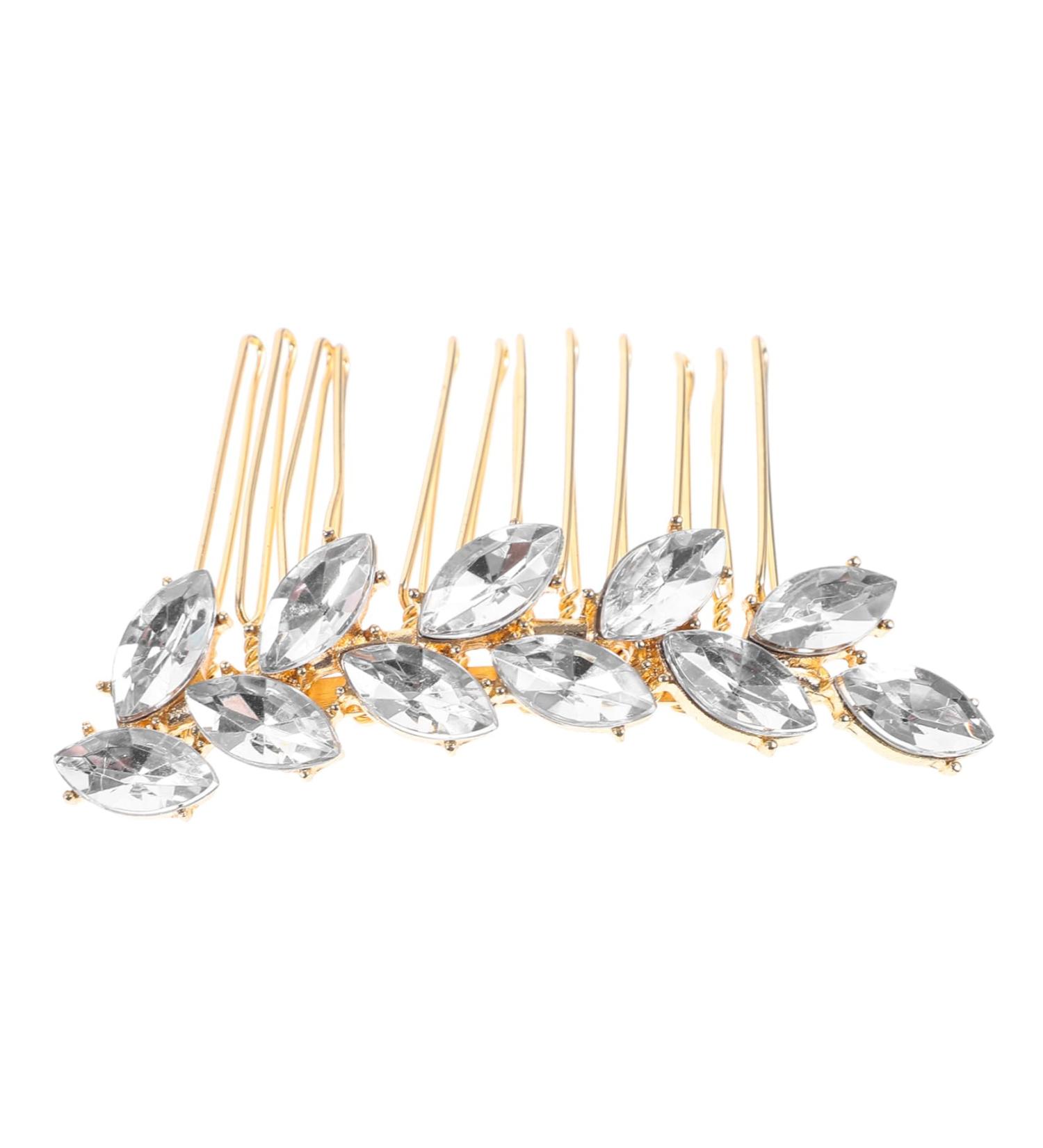 VINTORKY Fashionable Diamond Hair Accessories Decorative Hair Comb Women Headpiece Bridal Hair Clip Bridal Headpiece Hair Accessory Hair Combs for Women Accessories Fine Hair - Buy Online on GoSupps.com