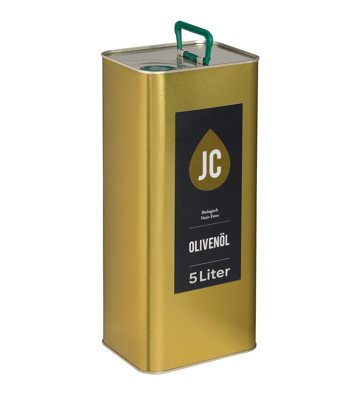 Buy JC Greek Extra Virgin Olive Oil - Organic Premium Quality Kalamata PDO - Available in 4 Sizes (5L) - International Shipping - Buy Online on GoSupps.com
