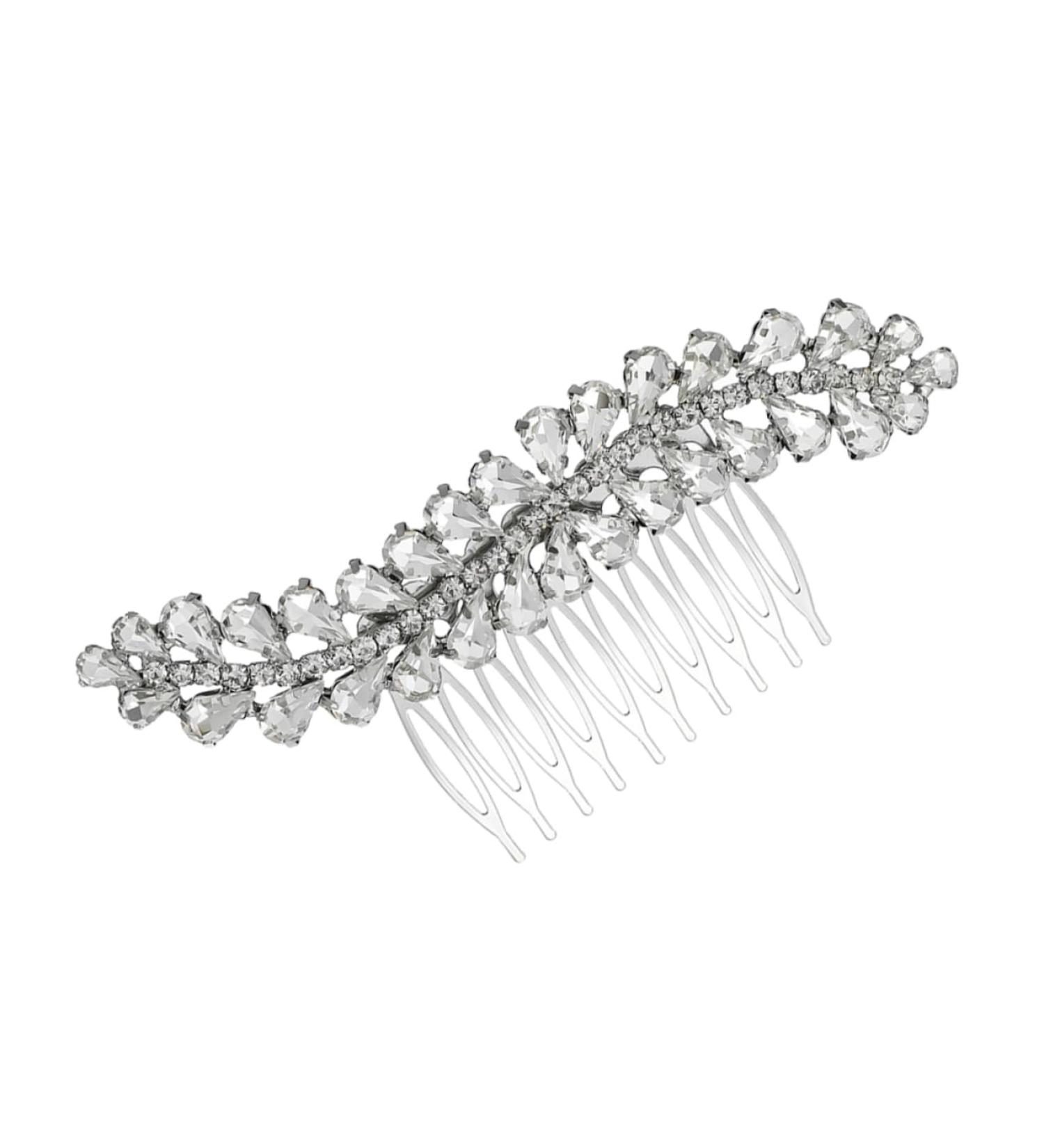 Didiseaon 1 Pc Comb Glammetic Glamzilla Headpuones Silver Dance Parties Glamorous The Wed Hair Prop Creative Headdress Unique Hair Accessories Decorate Hairpin Bride Headgear Alloy - Buy Online on GoSupps.com
