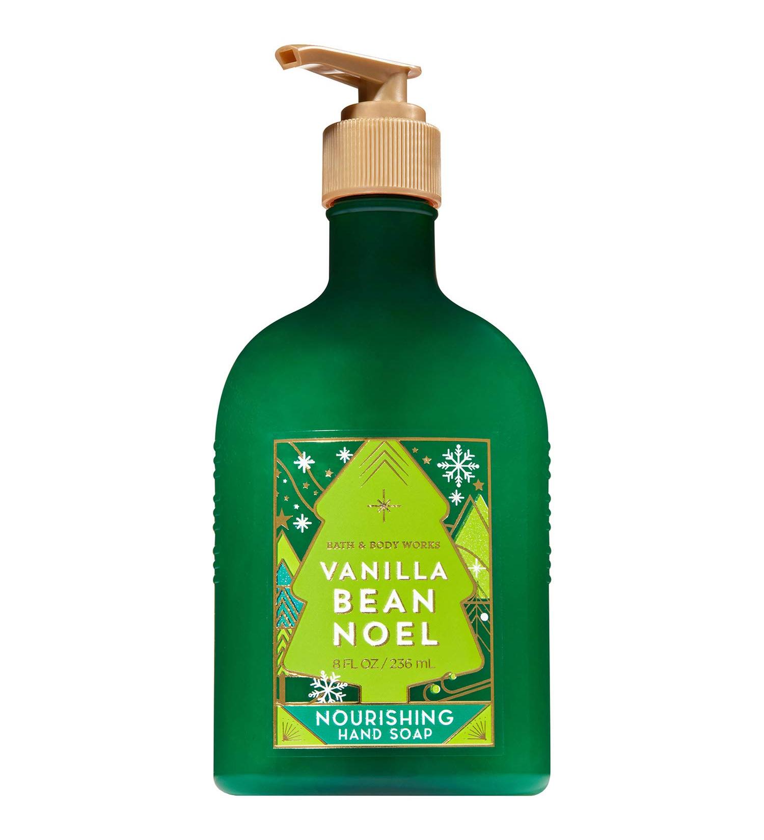 Bath and Body Works VANILLA BEAN NOEL Nourishing Hand Soap 8 Fluid Ounce (2018 Edition)