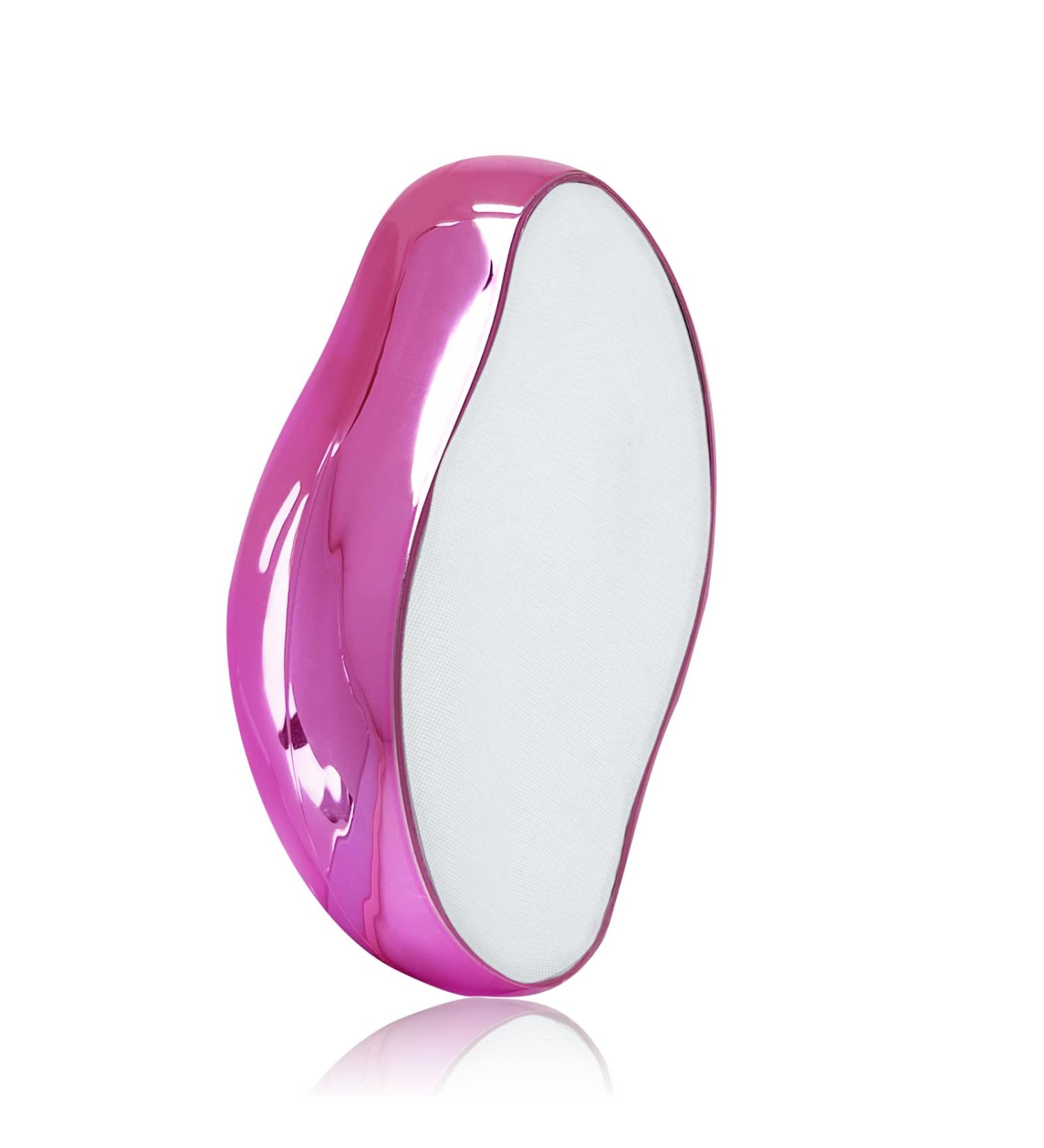 Crystal Hair Remover: Painless Exfoliation for Arms, Legs & Back - Portable Mild Tool, Reusable & Washable - Dark Pink - Buy Online on GoSupps.com