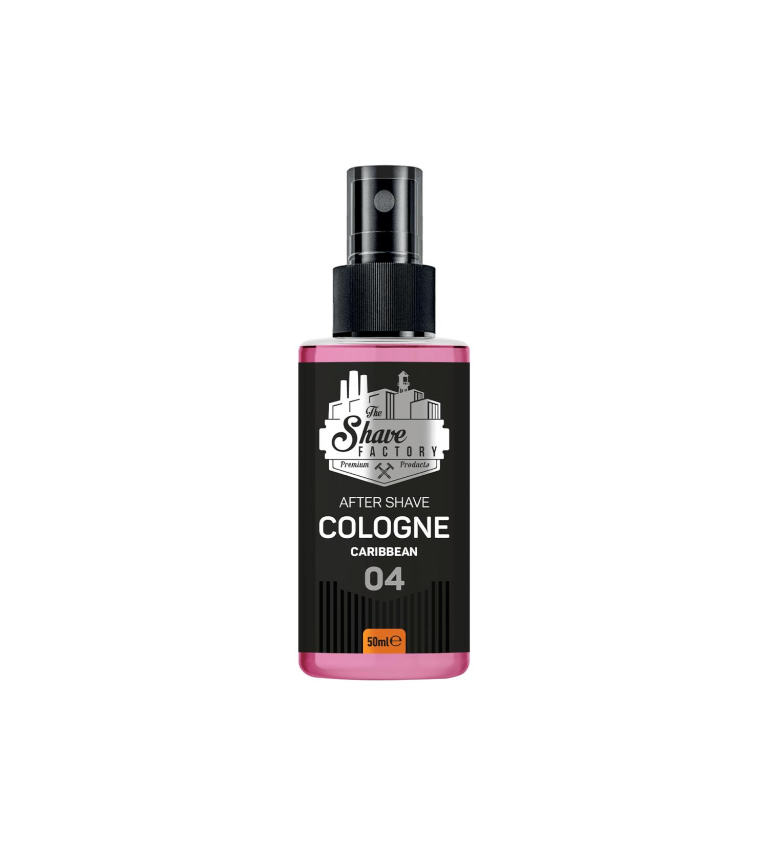 the shave factory After Shave Cologne Series (04 Caribbean 50ml (1.69 fl. oz)) 04 Caribbean 1.69 Fl Oz (Pack of 1) - Buy Online on GoSupps.com