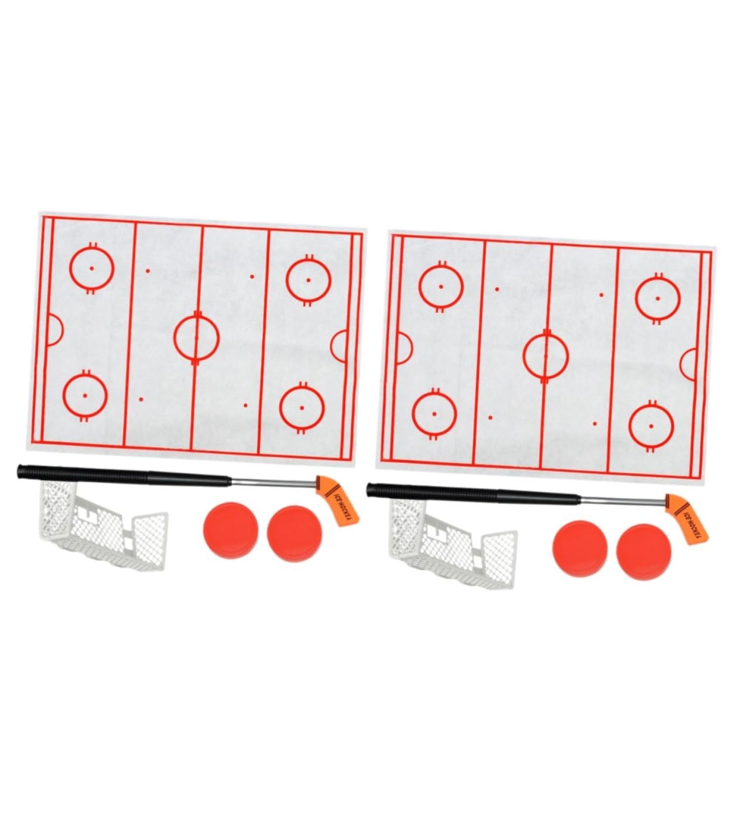 Yarnow Funny Hockey Slide Toys - Decompression Ice Hockey Pucks & Club Toy Ball - Buy Online on GoSupps.com