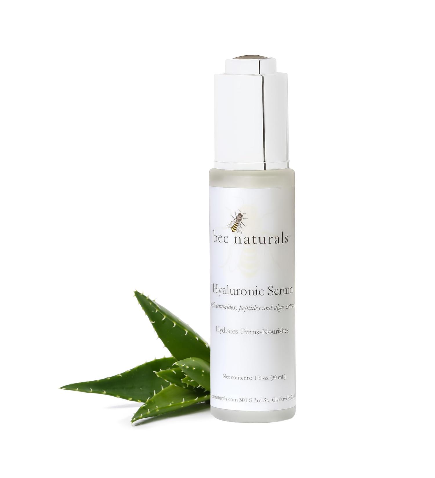 Buy Bee Naturals Hyaluronic Serum 1oz | Anti-Aging Moisturizer with Peptides & Ceramides | Reduce Fine Lines & Wrinkles | Cruelty Free - Buy Online on GoSupps.com