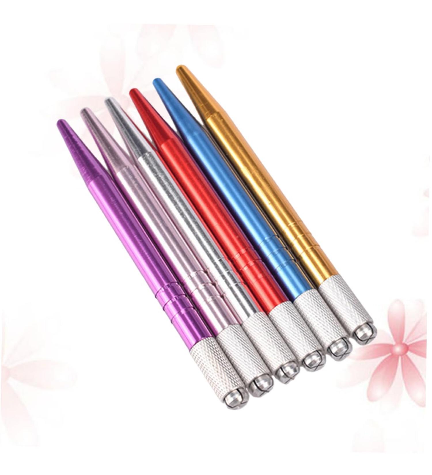 FOMIYES 6pcs Eyebrow Pen Dimension Makeup Eyebrow Pen Eyebrow Pencil Aluminum Alloy Embroidered - Buy Online on GoSupps.com