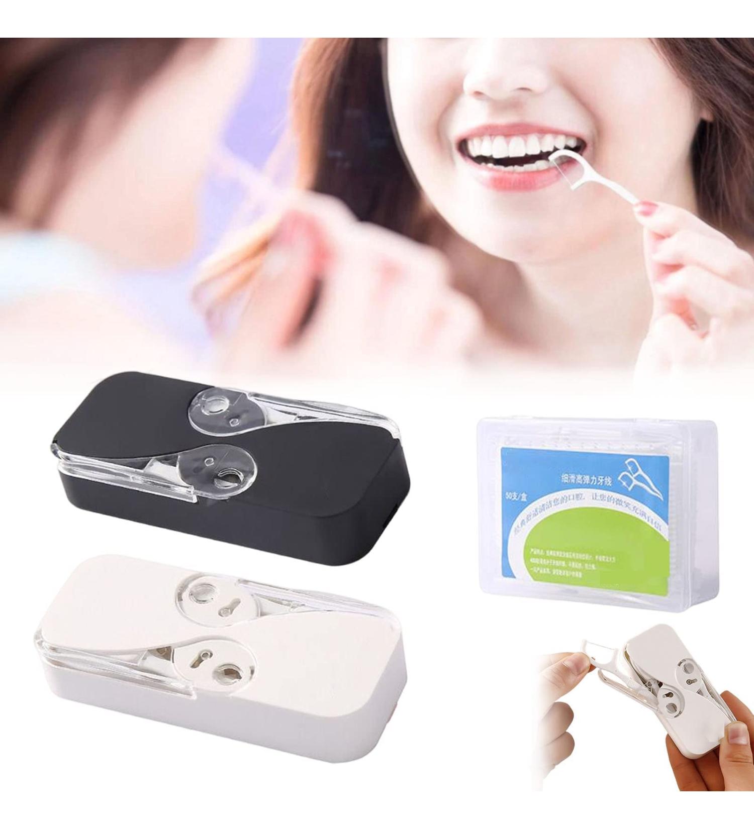Portable Dental Floss Dispenser - Travel-Friendly 12pcs Dental Floss Bag for Hygiene on the Go - Buy Online on GoSupps.com