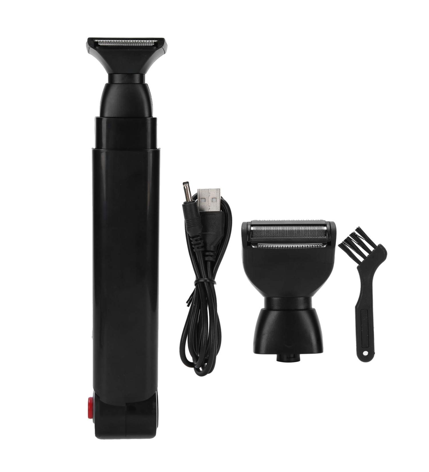 Back Razor for Men - Electric Double-Sided Foldable Hair Removal Tool | Adjustable Long Handle Portable Safety Razor - Buy Online on GoSupps.com