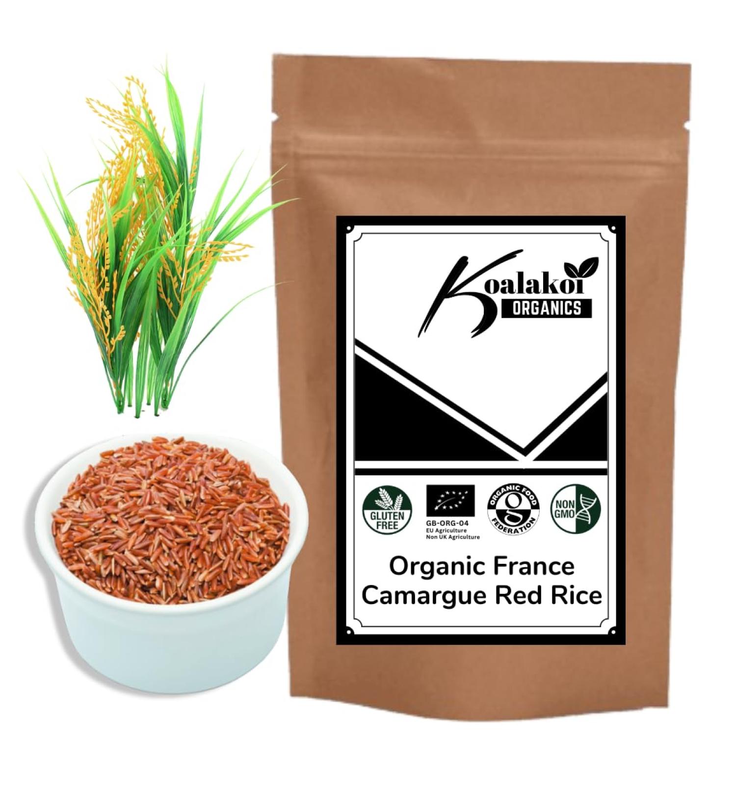 ORGANIC Certified French Camargue Red Rice (Riz de Camargue) 400g-5kg Premium non-GMO sourced from France 100% Natural no Additives or Preservatives Perfect for Vegans & Koshers - by Koalakoi (400g) - Buy Online on GoSupps.com
