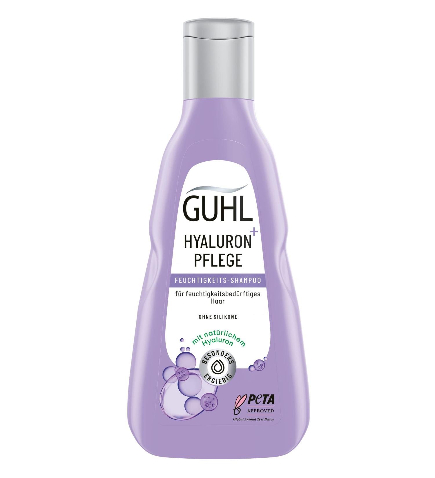  Guhl Guhl Hyaluron+ Moisturizing Shampoo - Content: 250 ml - Silicone-Free - With Natural Hyaluronic Acid - Intensive Hydration and Care - Buy Online on GoSupps.com