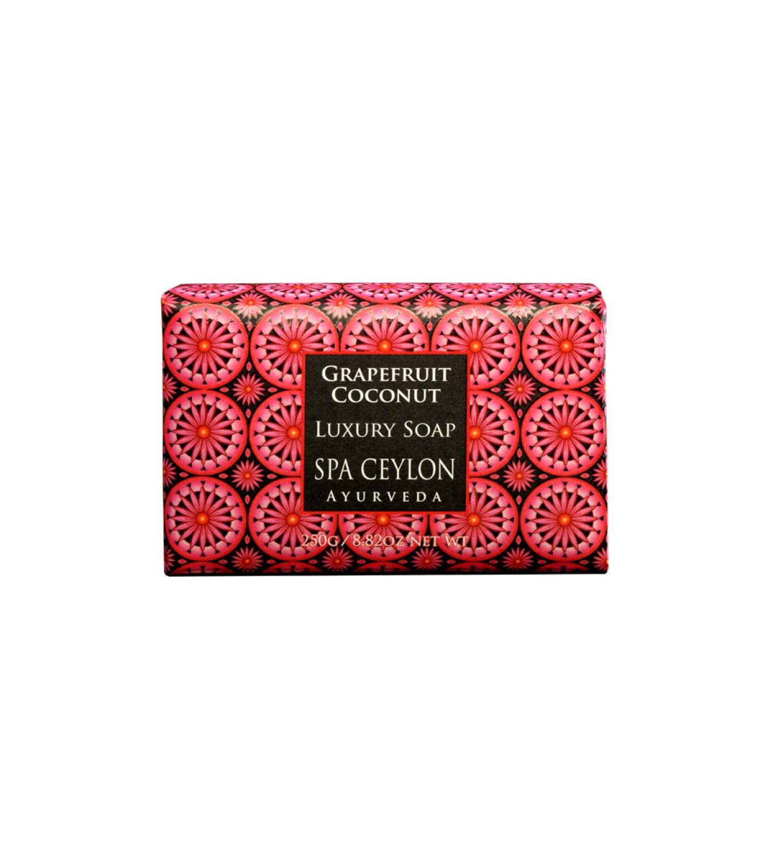 Buy SPA CEYLON Grapefruit Coconut Luxury Soap - Hydrating Paraben Free 100% Vegetarian Softens Skin for All Skin Types - International Shipping Available - Buy Online on GoSupps.com